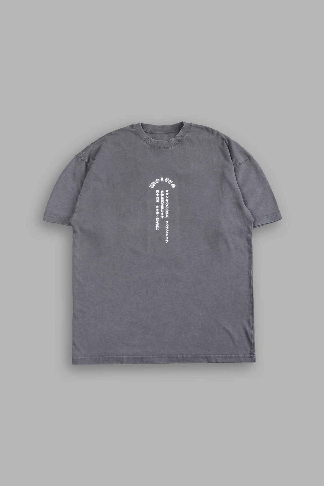 Ultimate Battle  Premium Oversized Tee In Slate Gray