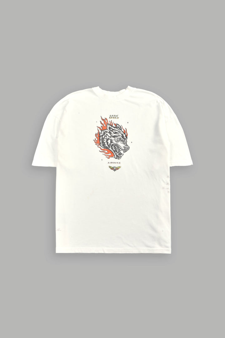 Mickey & The Wolf "Side-By-Side" Tee Box Set in Cream