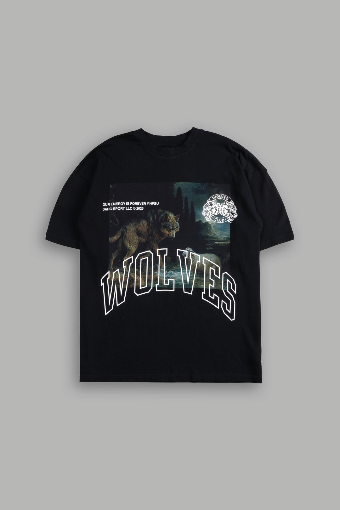 Don't Sleep "Premium" Oversized Tee in Black