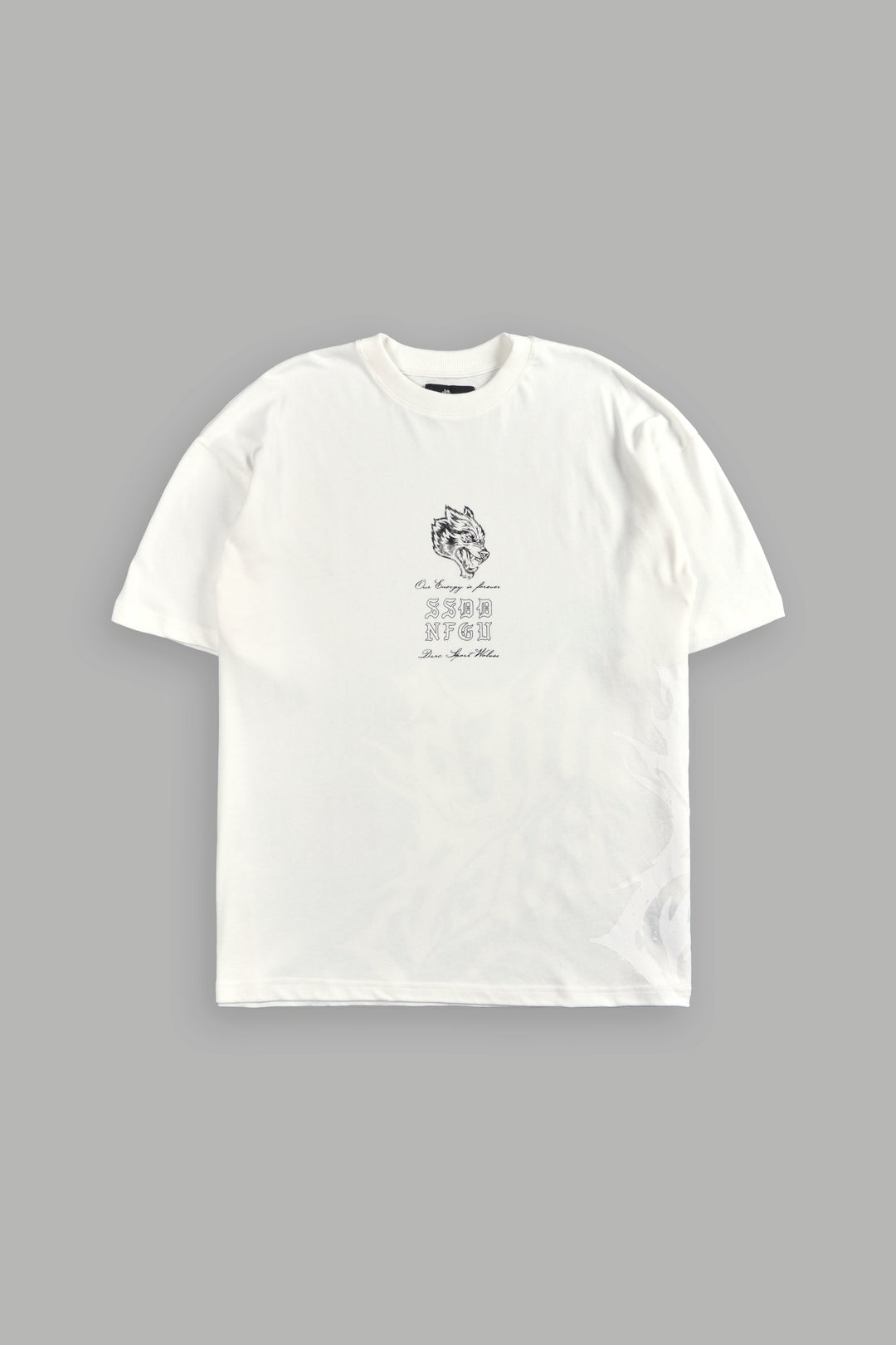 OnlyUs Forever "Premium" Oversized Tee in Cream
