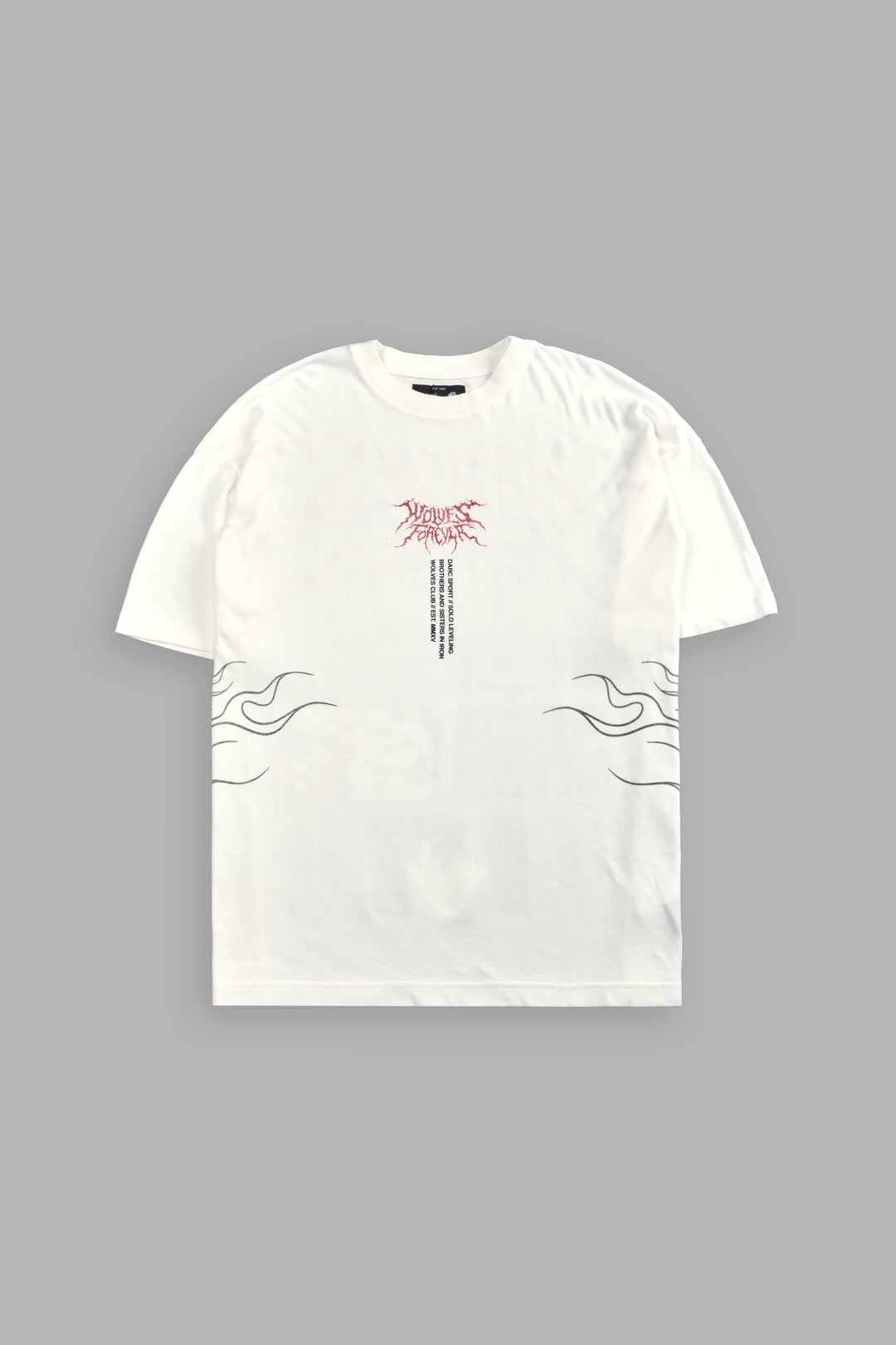 S-Rank "Premium" Oversized Tee in Cream
