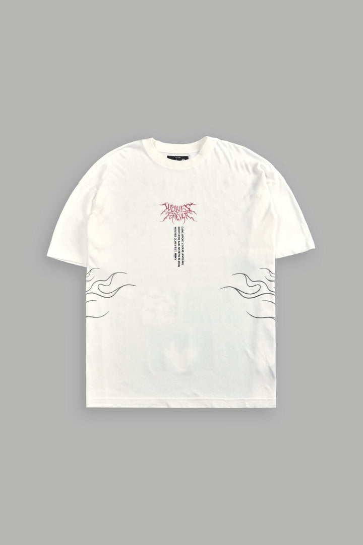 S-Rank "Premium" Oversized Tee in Cream