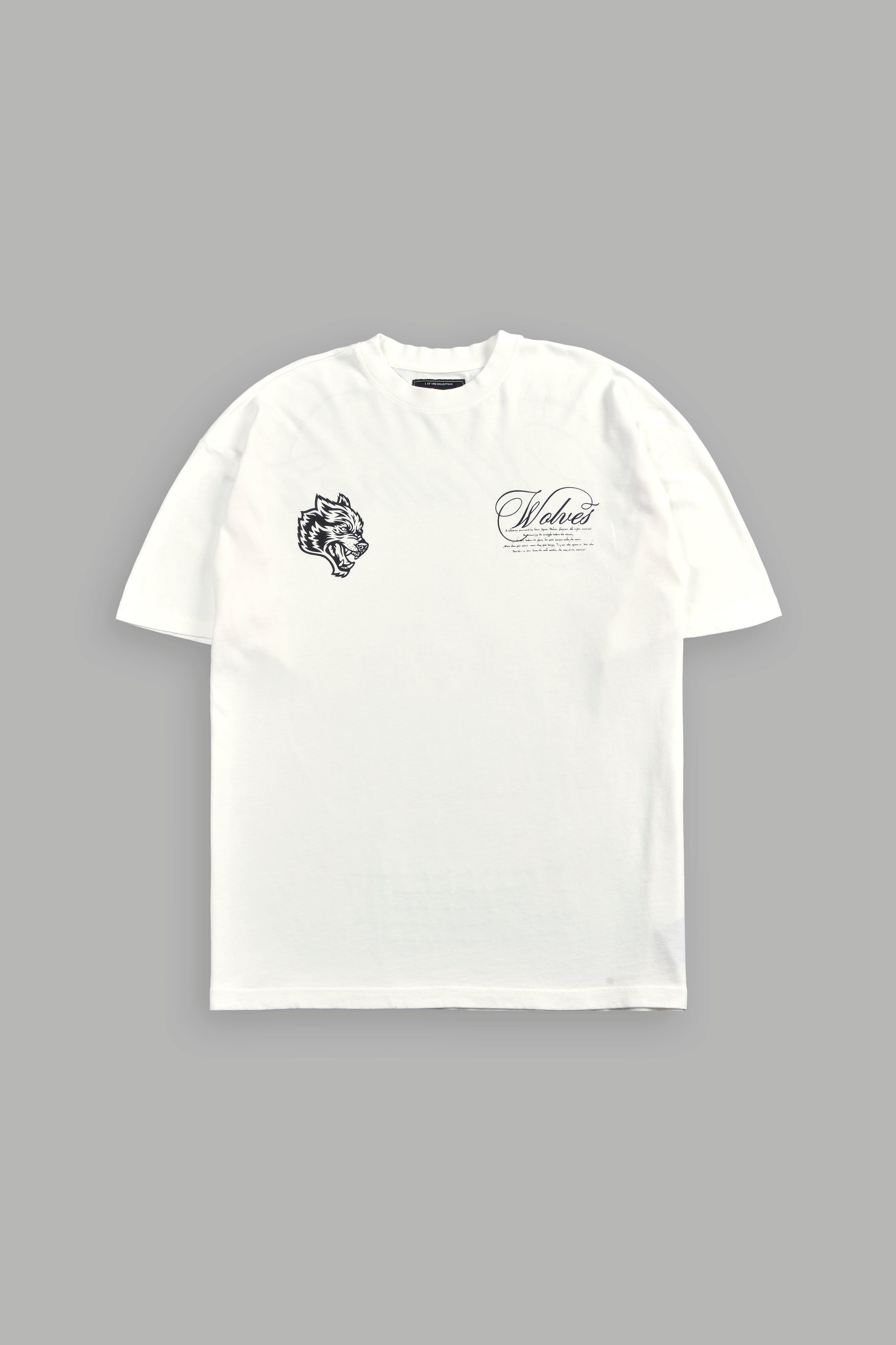 (1 OF 500) Unleash The Beast "Premium" Oversized Tee in Cream