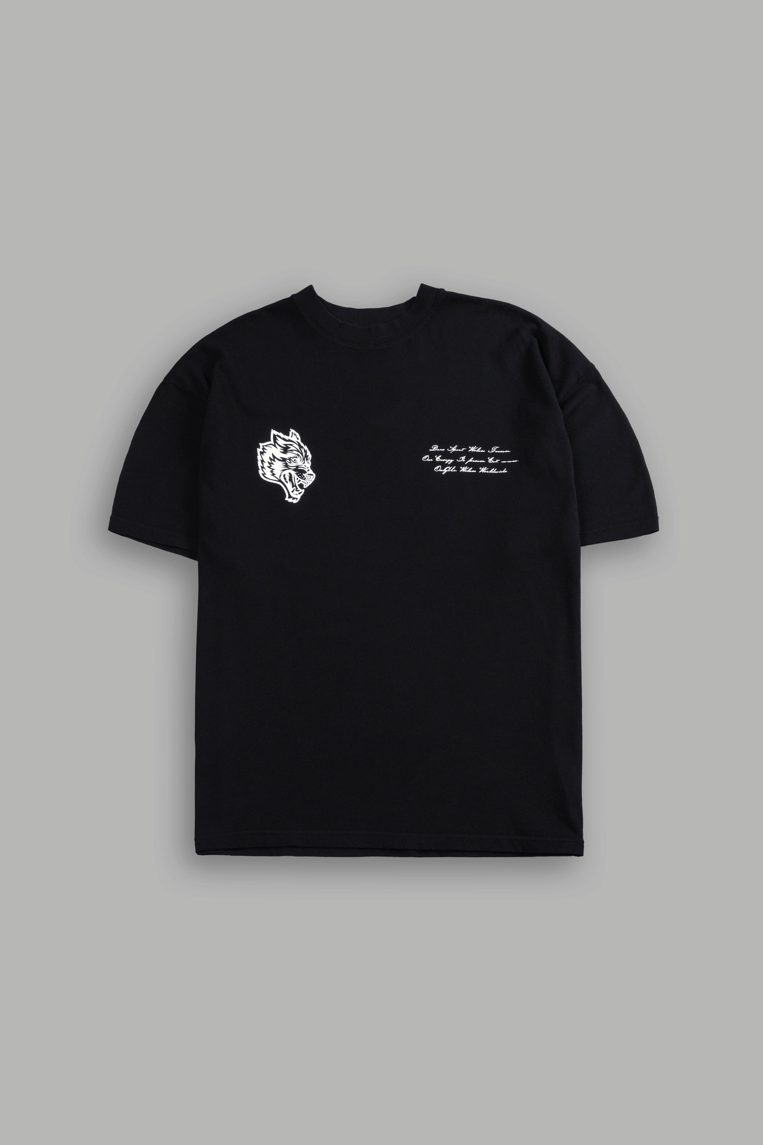 Fear Is My Ally "Premium" Oversized Tee in Black