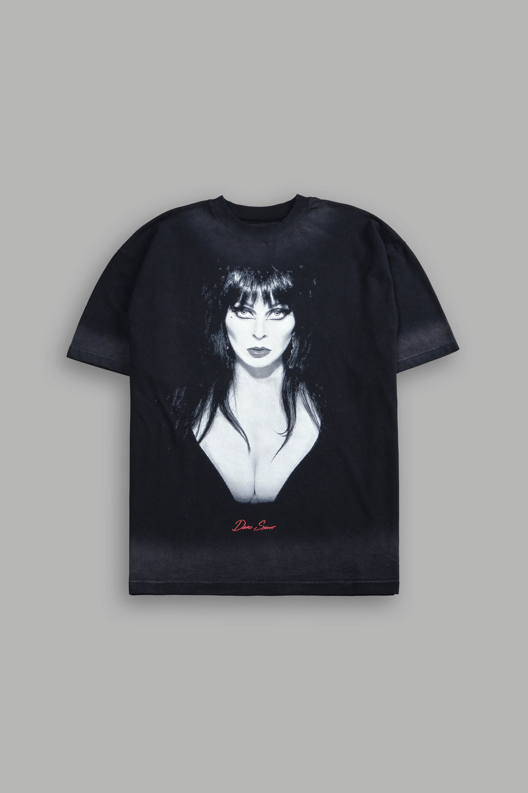 Mistress of Darkness "Grunge" Tee in Black Drift Wash
