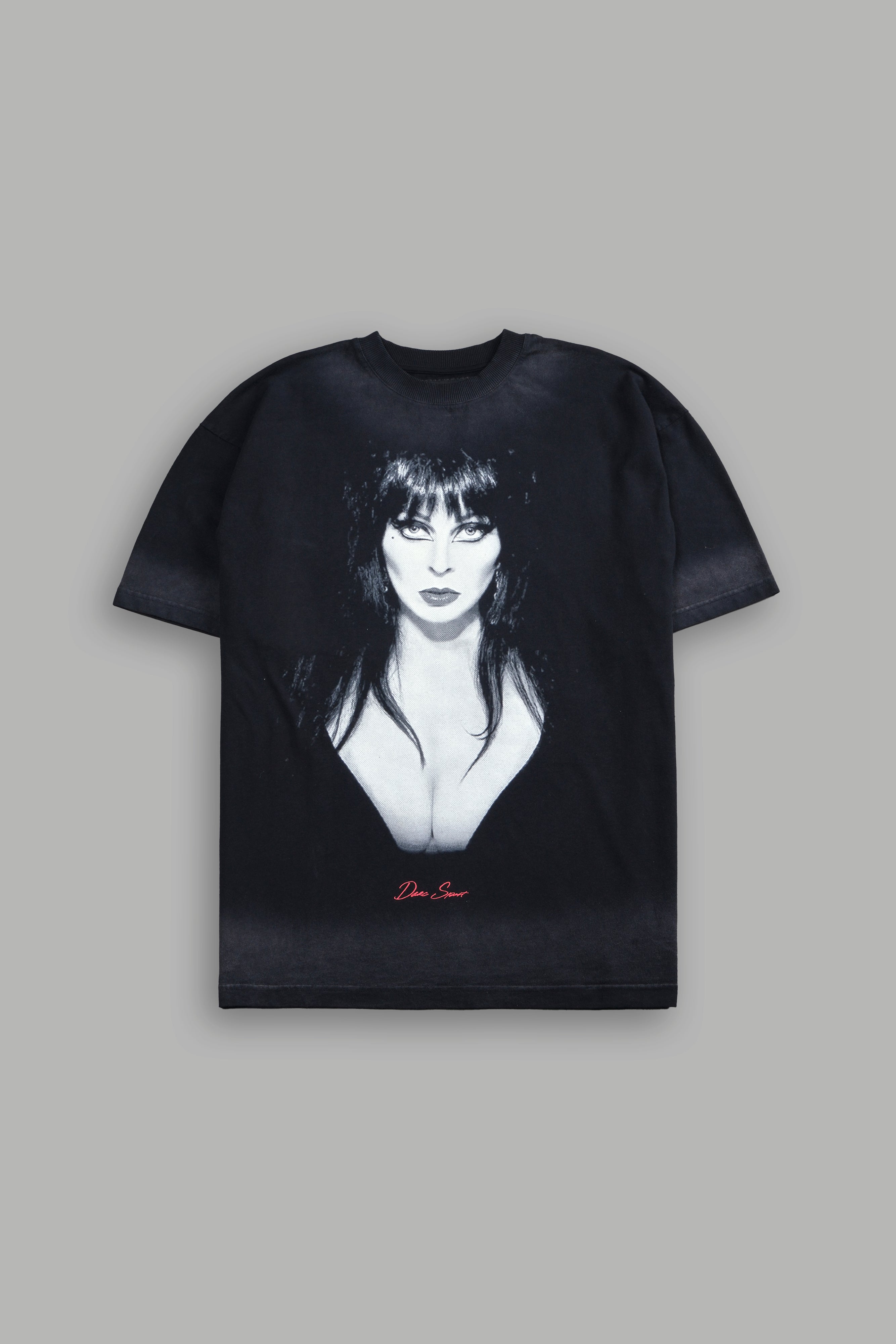 Mistress of Darkness "Grunge" Tee in Black Drift Wash