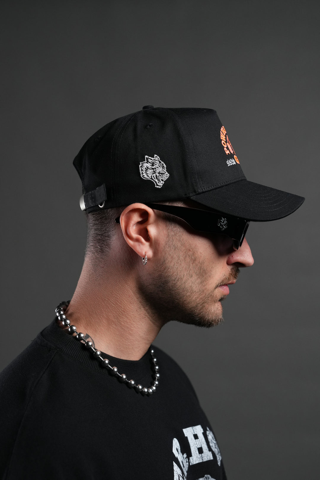 NWT Darc Sport wolves 5 panel hat limited edition 61 of 500 strap back Powerhouse Wolves 5 Panel Hat in Black – DarcSport main image 3
