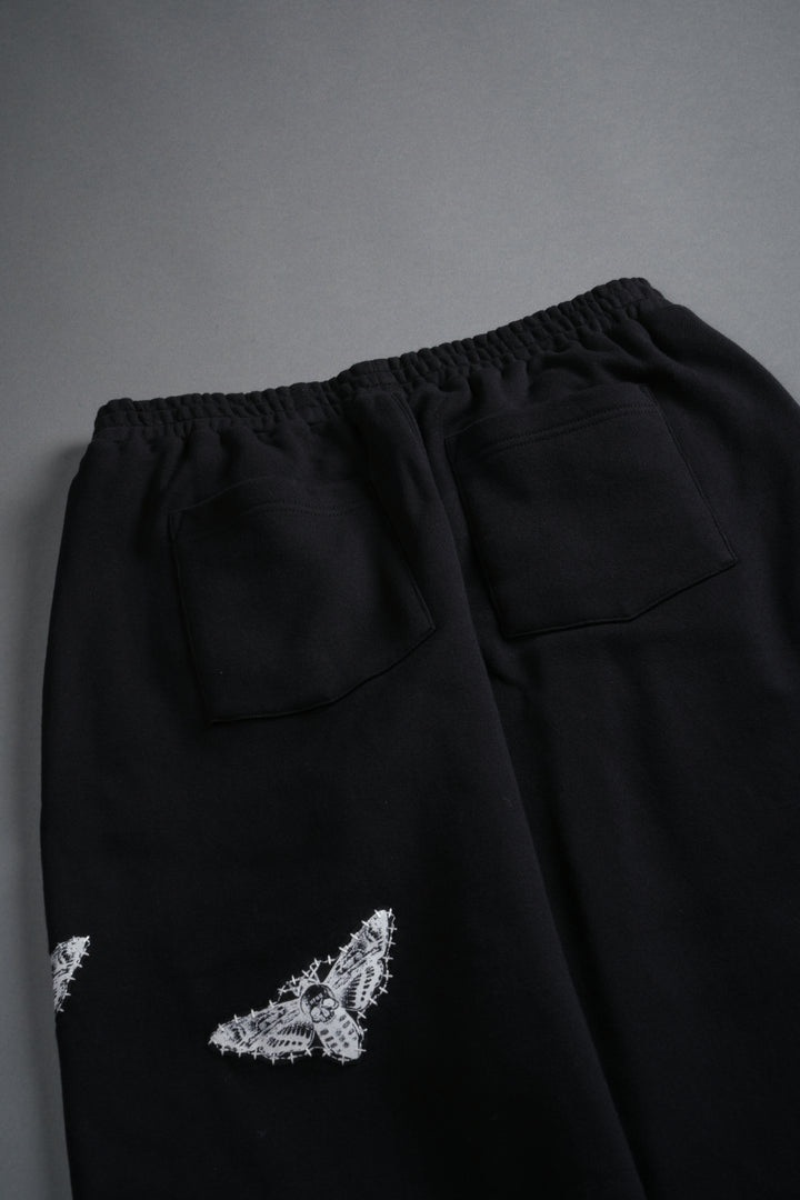 Give it Your All "Yara" Pleated Sweat Pants in Black