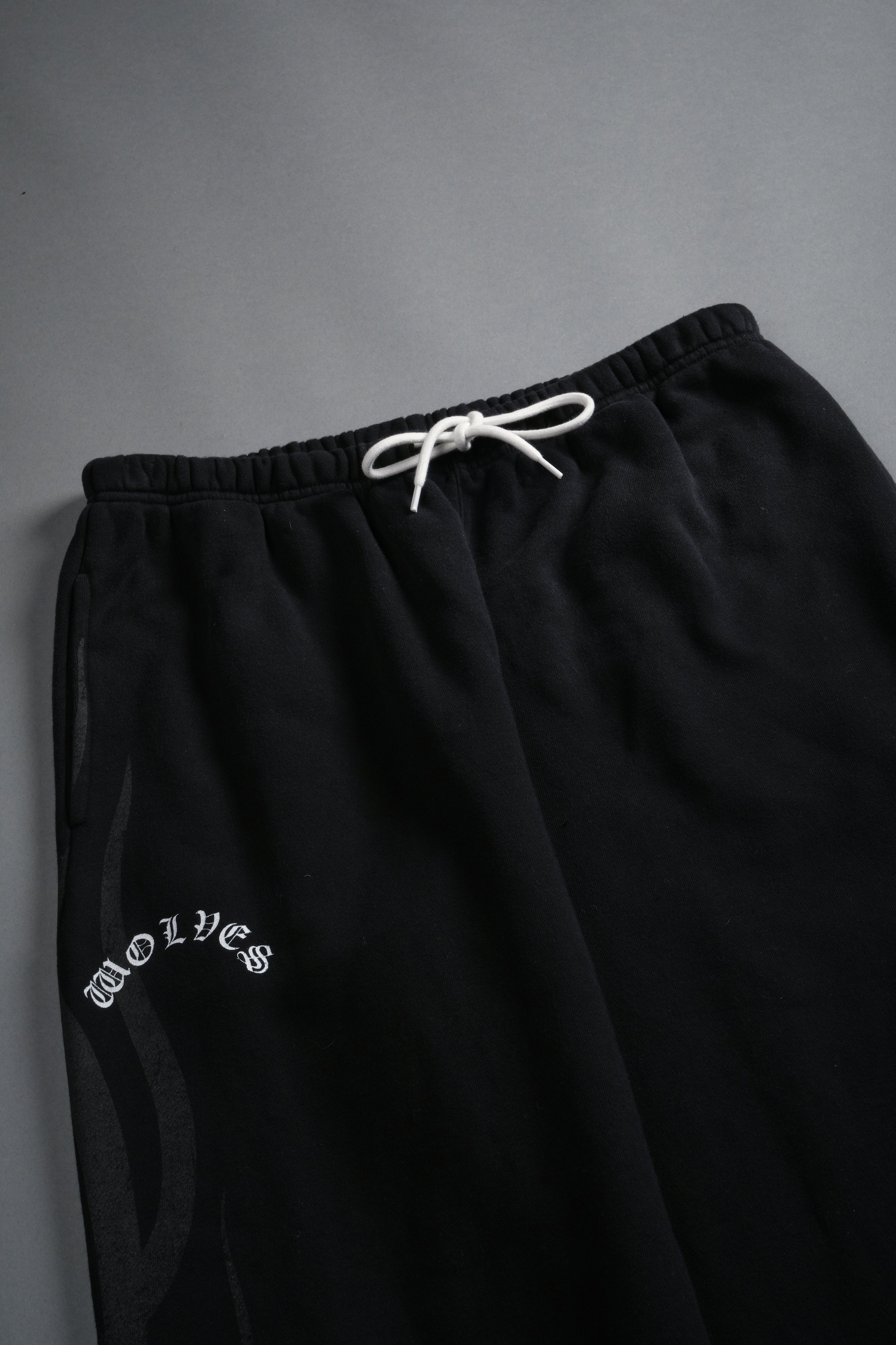 Powerhouse of the Cherub Unisex Lightweight Lounger Sweat Pants in Black Drift Wash