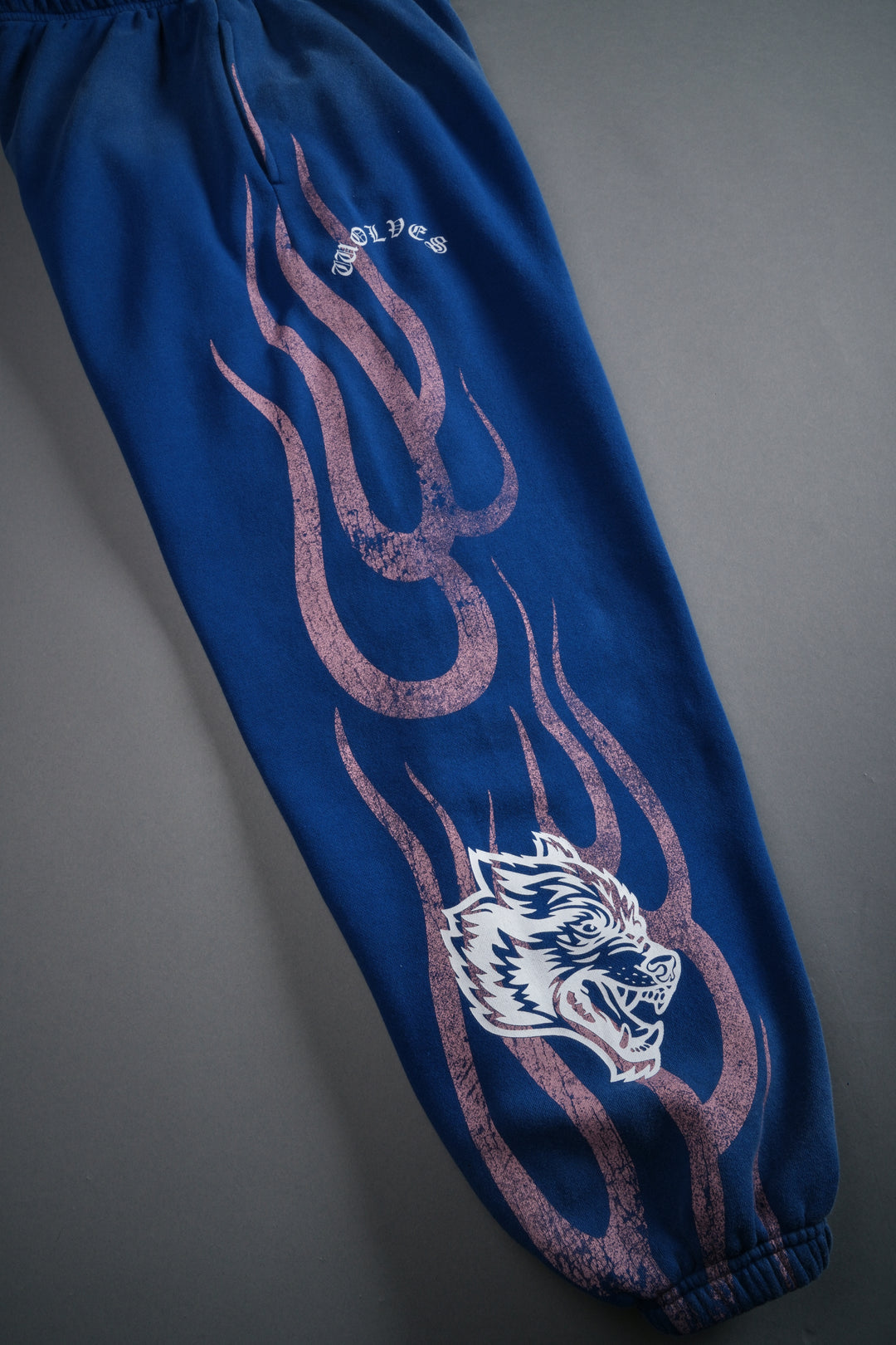 Powerhouse of the Cherub Unisex Lightweight Lounger Sweat Pants in Darc Cobalt Drift Wash