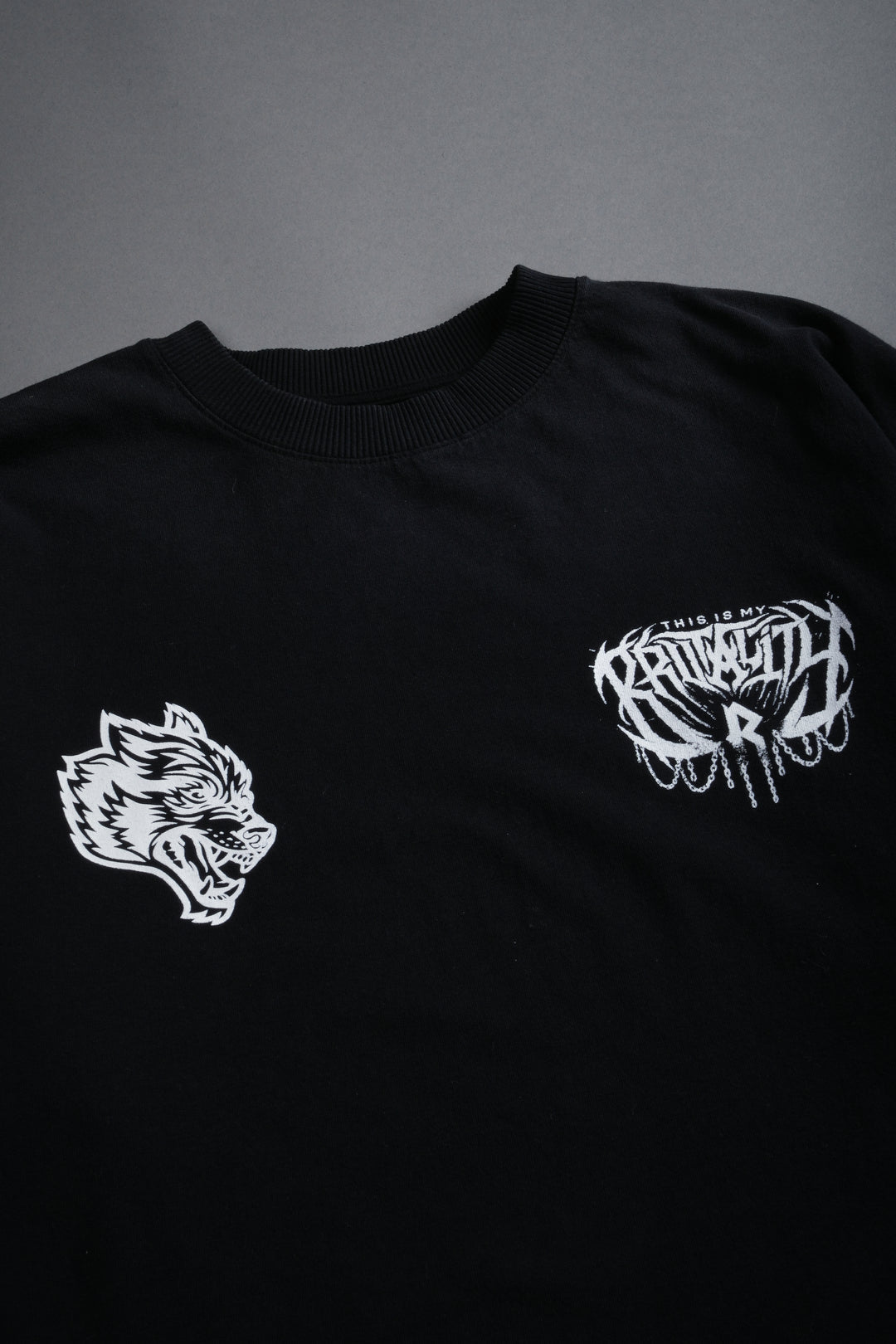 Rhea Forever Grunge Tee in Black Drift Wash