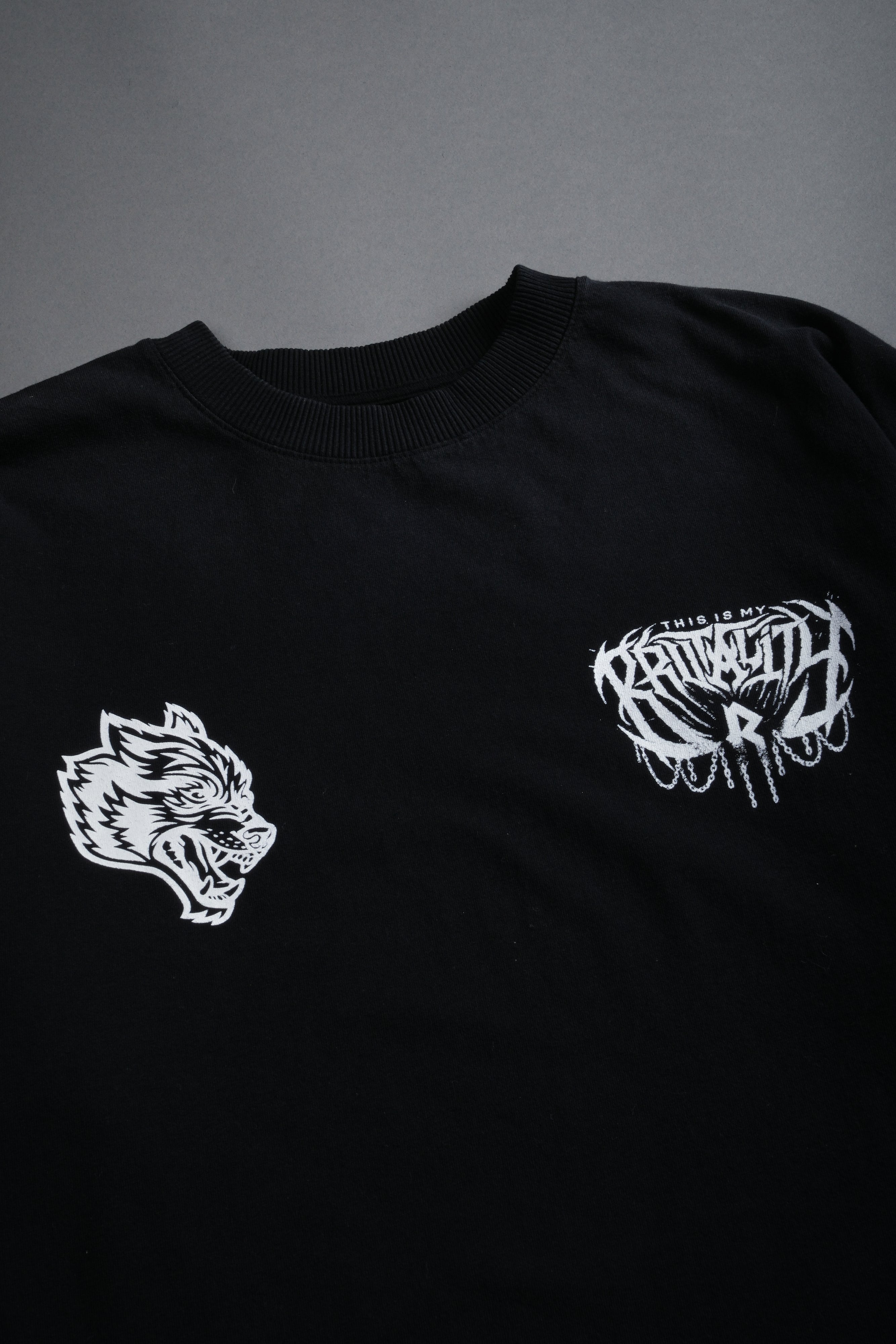 Rhea Forever Grunge Tee in Black Drift Wash