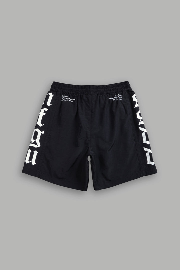 SSDDNFGU Remind Track Shorts in Black/Black
