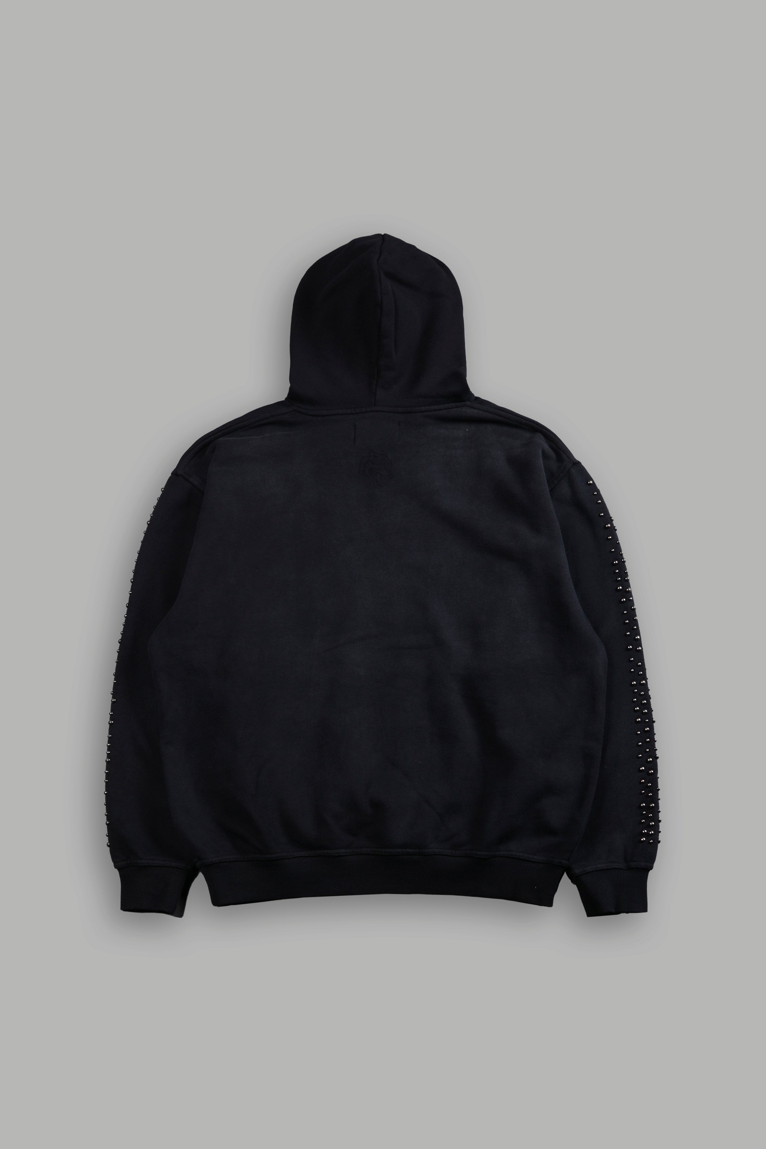 Chopper Stud "Pierce" Hoodie in Black Horizon Sun Fade