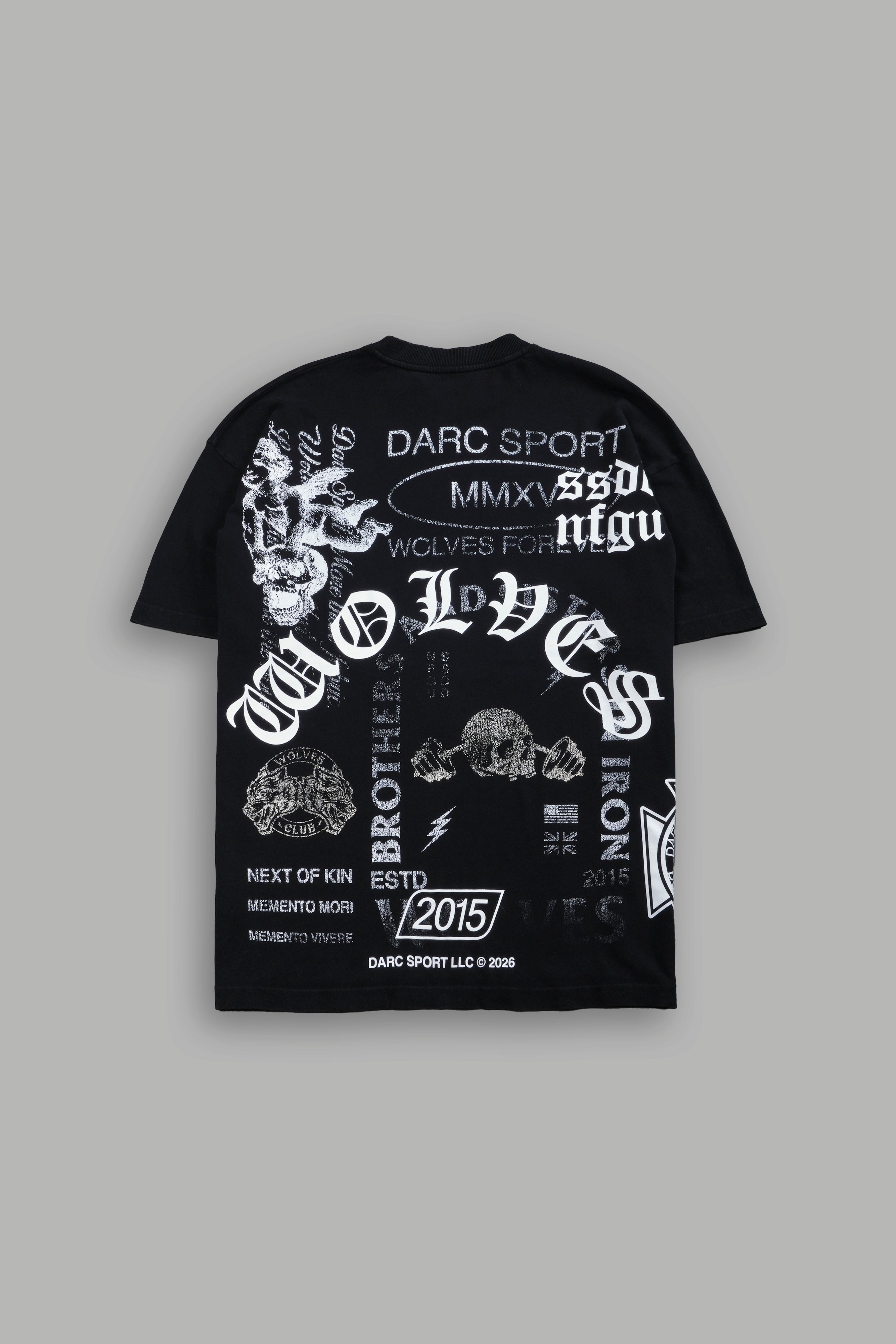 Next Of Kin NFGU Premium Oversized Tee in Black