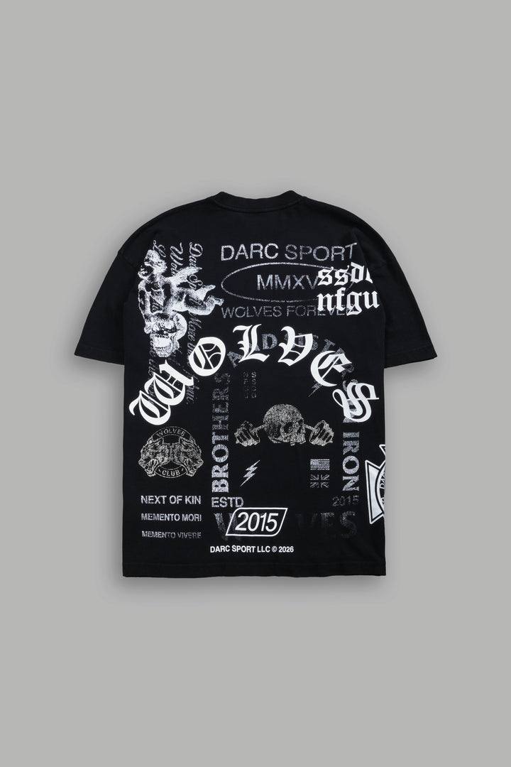 Next Of Kin NFGU Premium Oversized Tee in Black