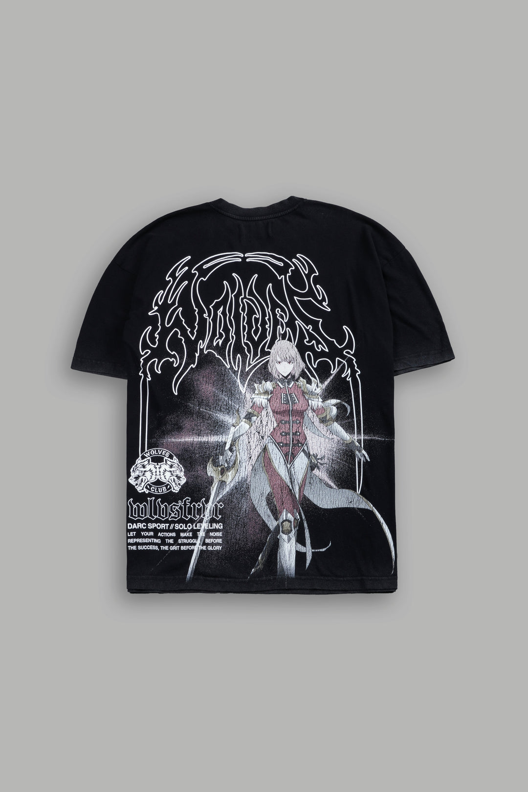 The Valkyrie Premium Oversized Tee in Black