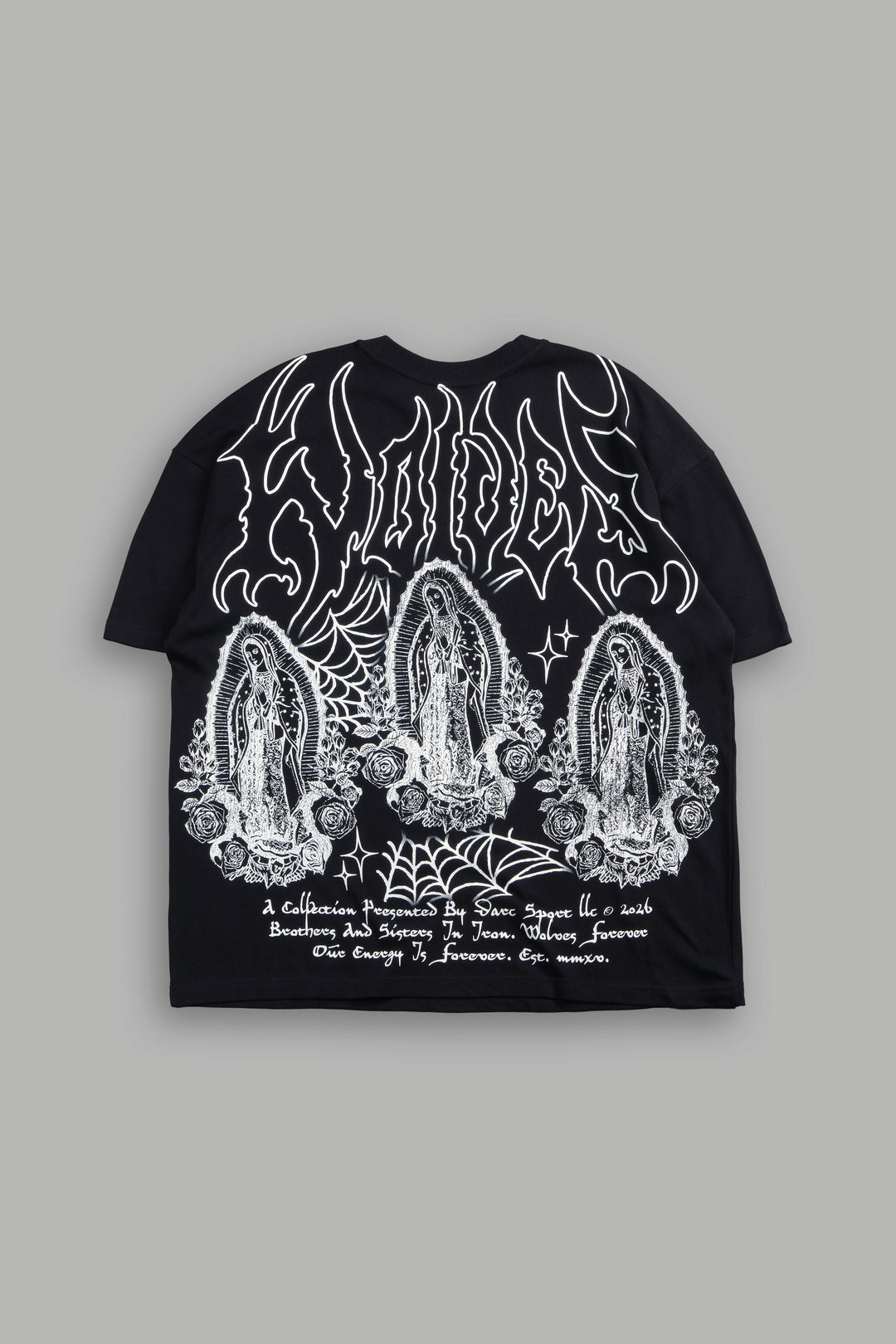 Her Prayer Premium Oversized Tee In Black