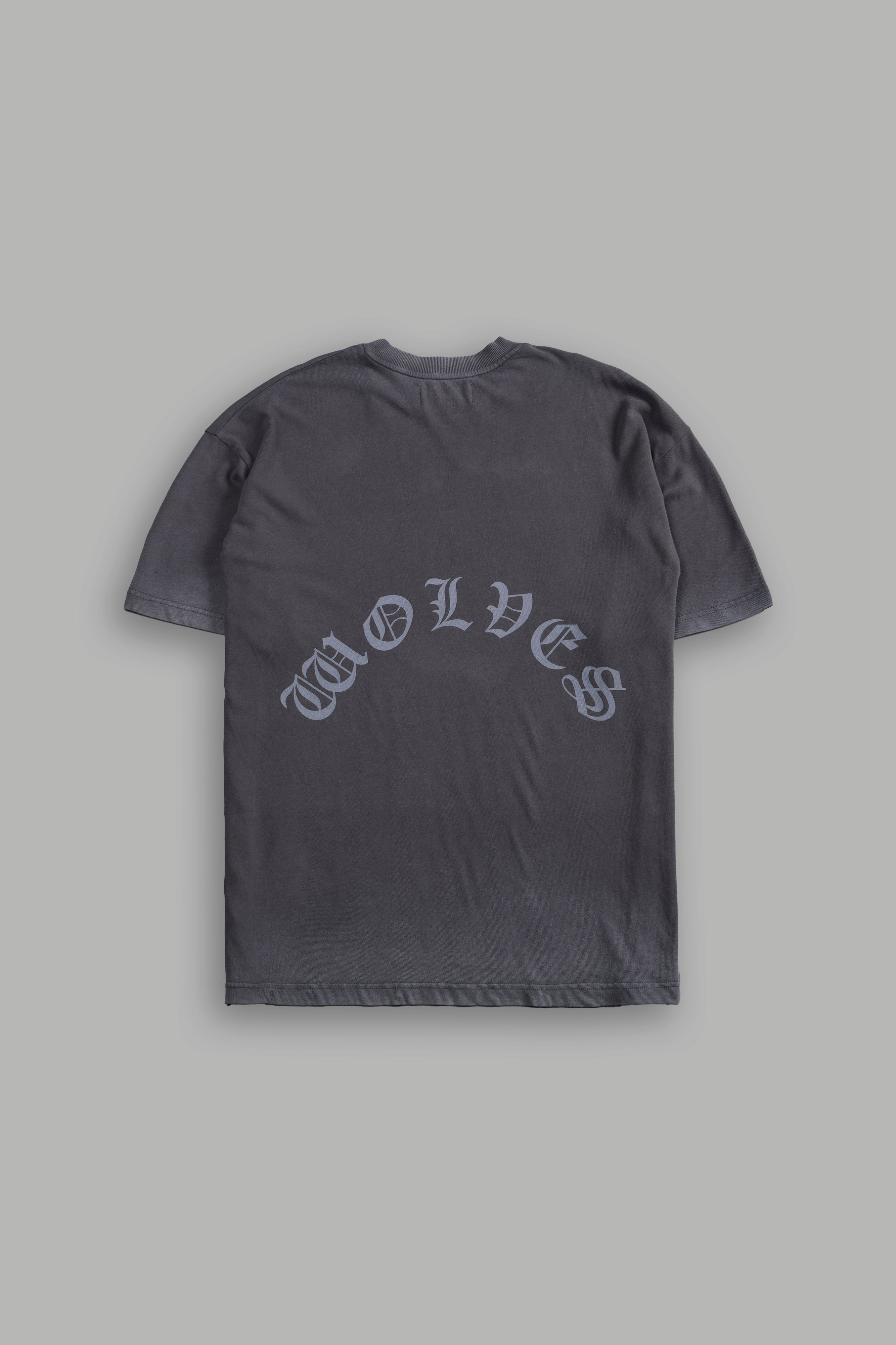 Fear Thou Not "Premium" Oversized Tee in Wolf Gray
