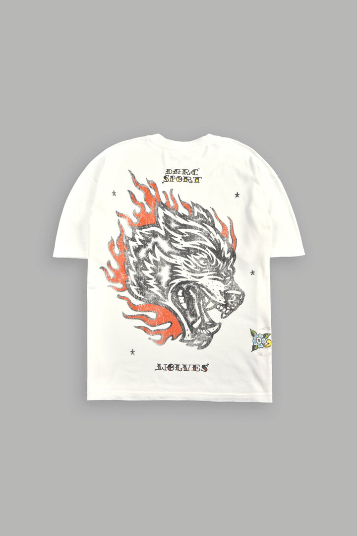 Mickey & The Wolf "Side-By-Side" Tee Box Set in Cream