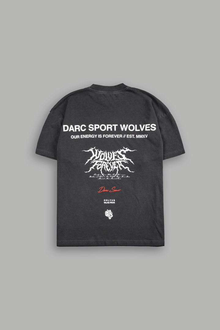 Itachi Forever "Premium" Oversized Tee in Wolf Gray
