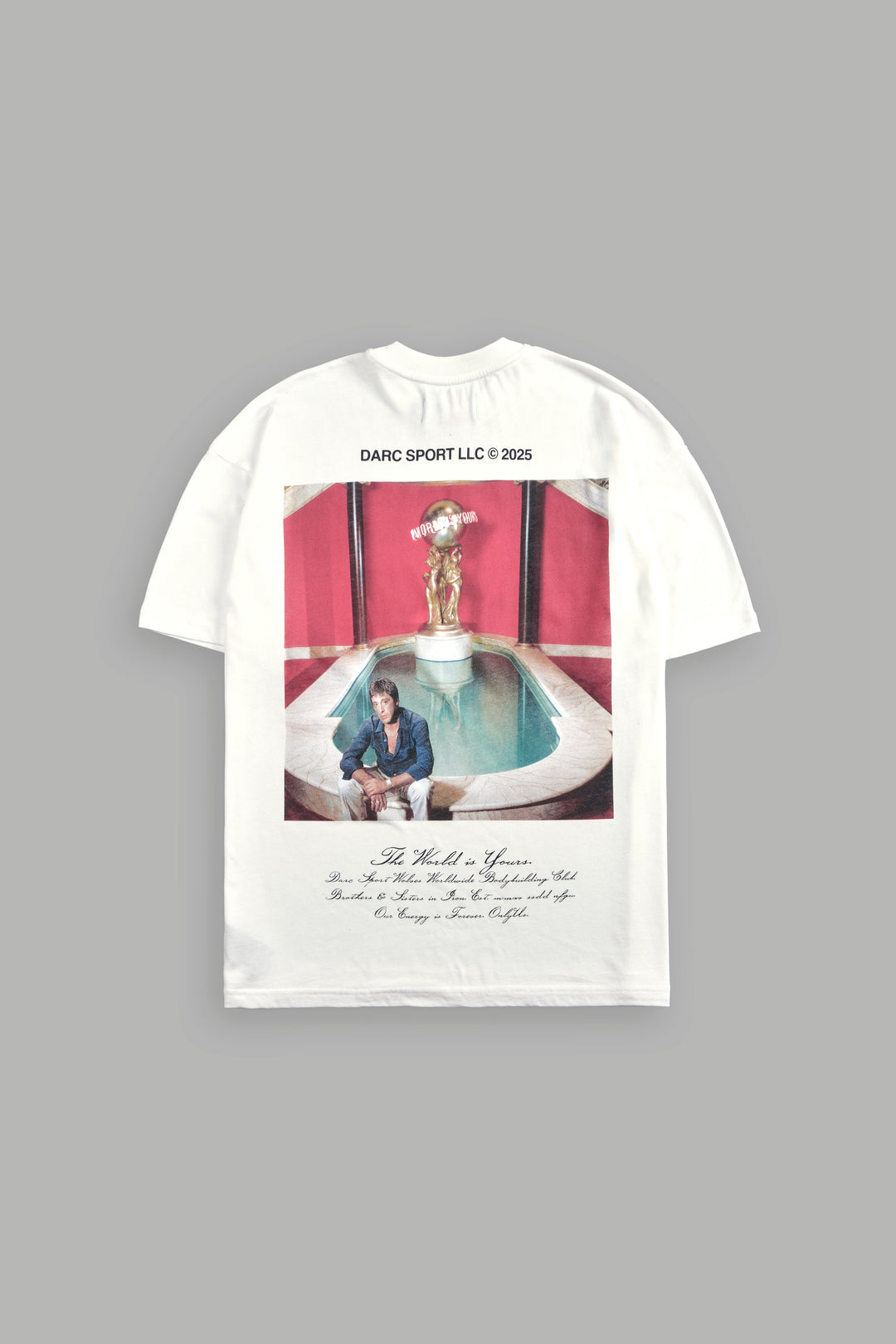 Tony Montana "Premium" Oversized Tee in Cream