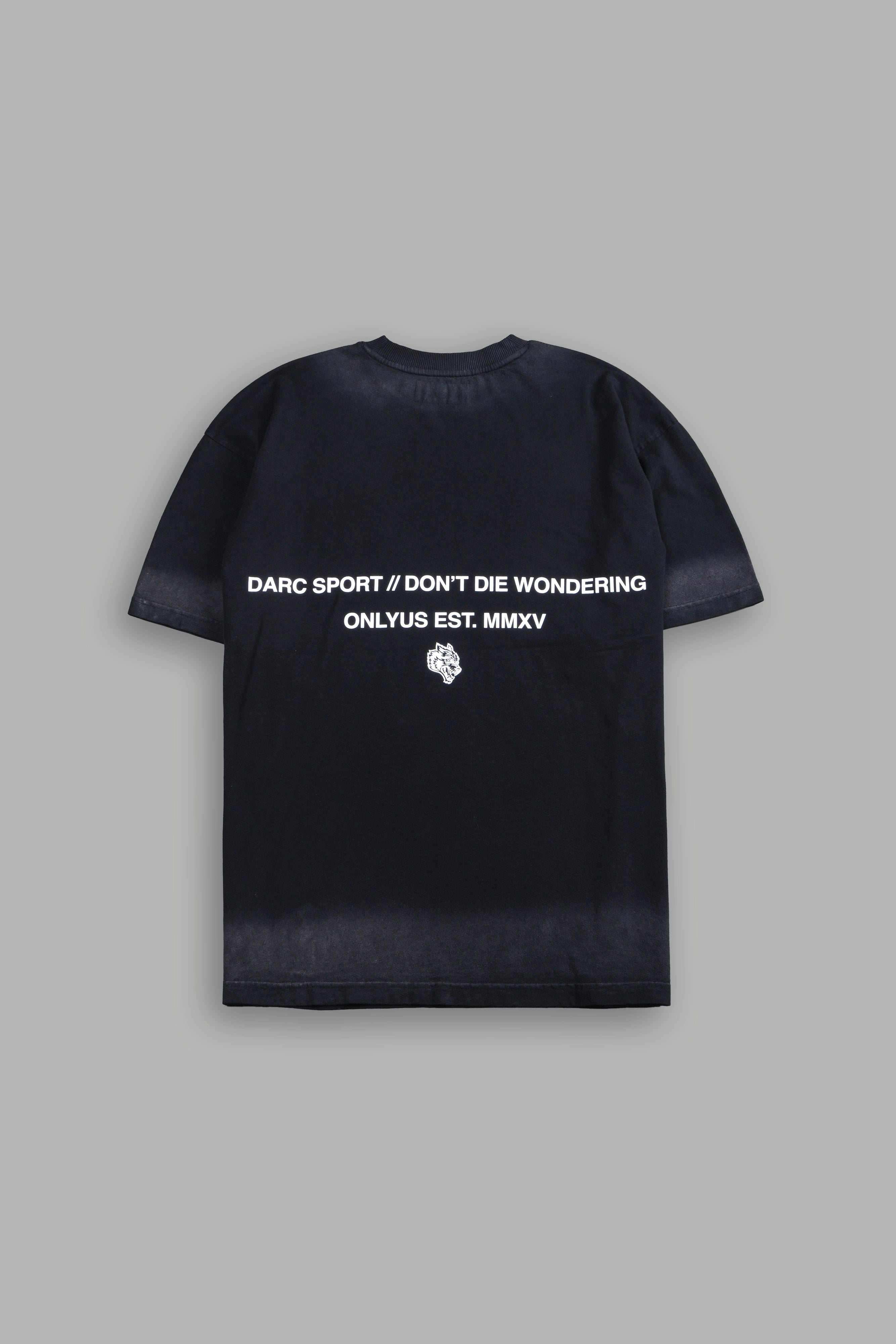 Mistress of Darkness "Grunge" Tee in Black Drift Wash