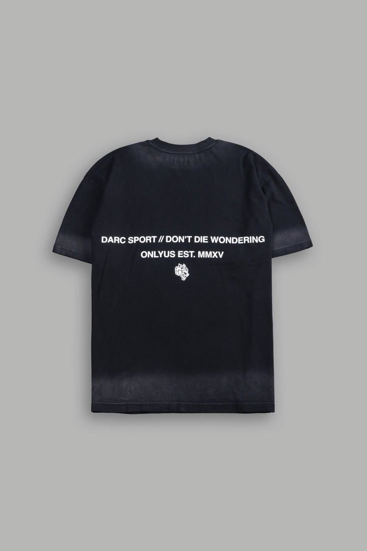 Mistress of Darkness "Grunge" Tee in Black Drift Wash