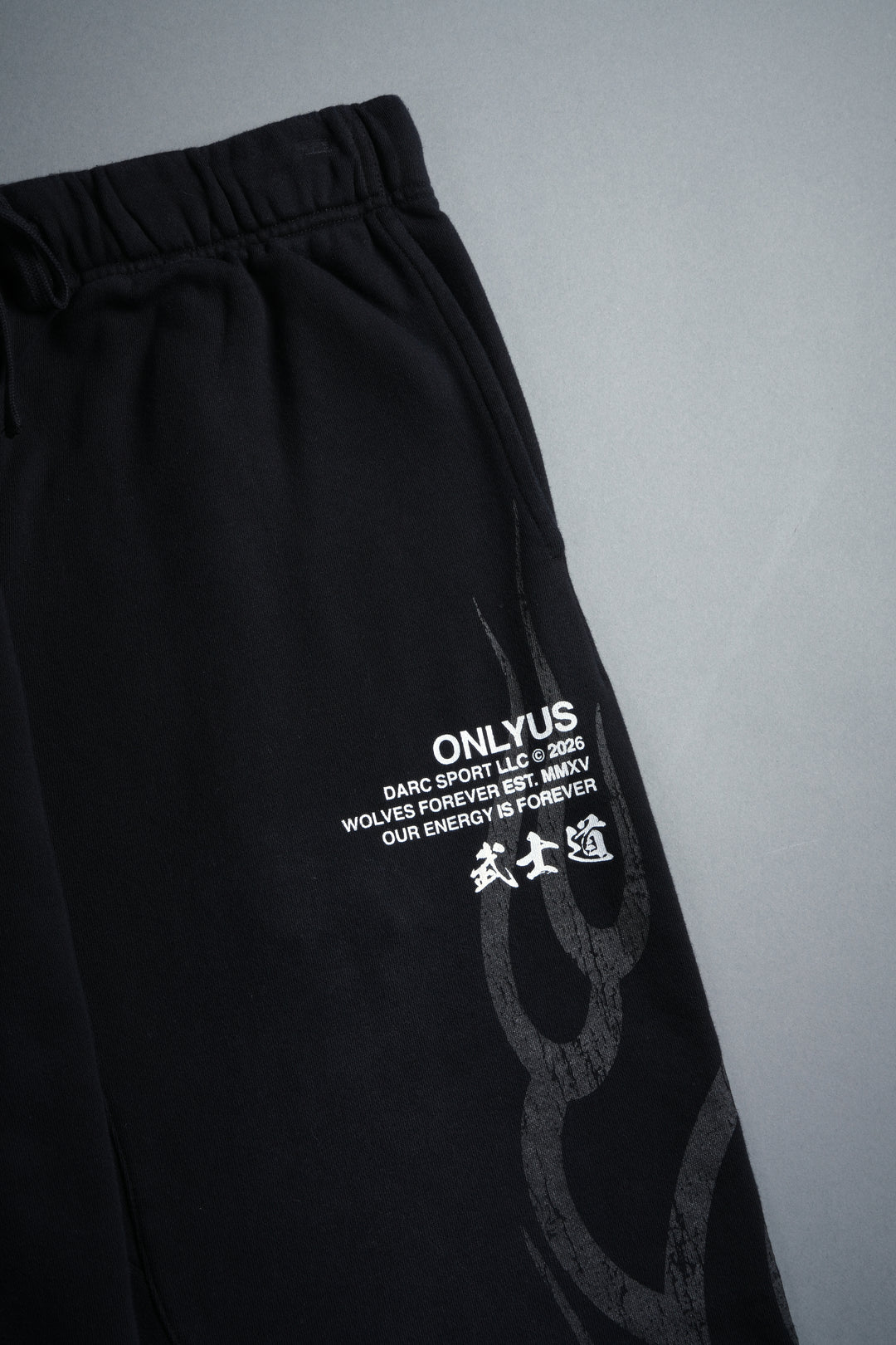 Warrior's Inferno Bigelow Sweat Pants in Black Sun Fade