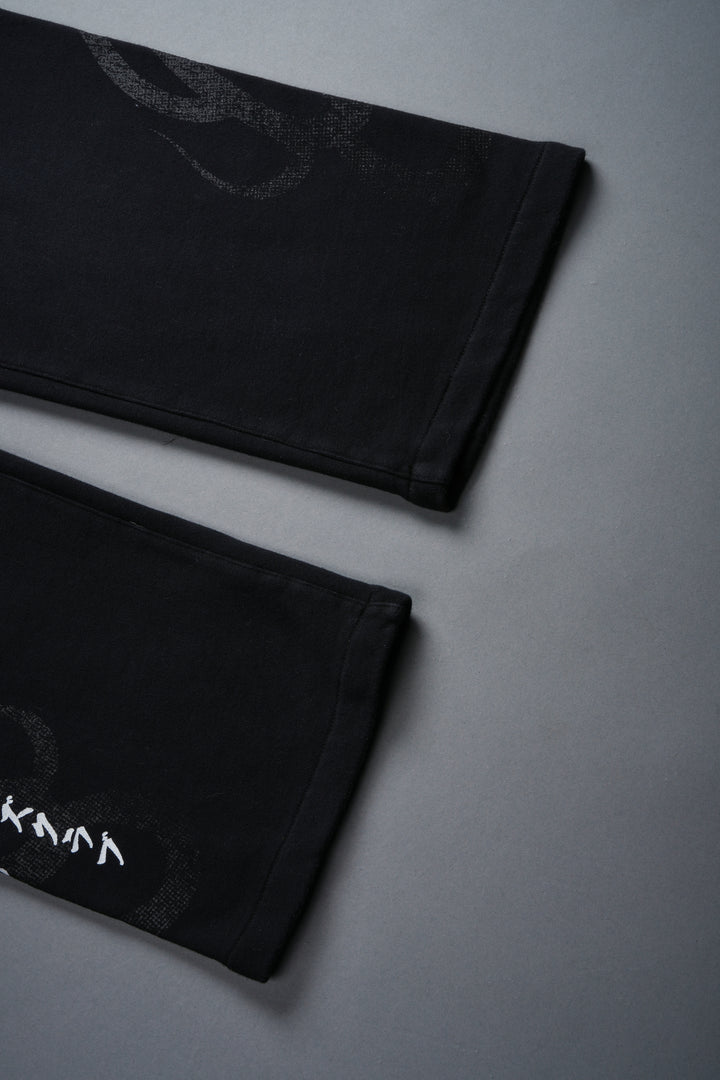 Warrior's Inferno Bigelow Sweat Pants in Black Sun Fade