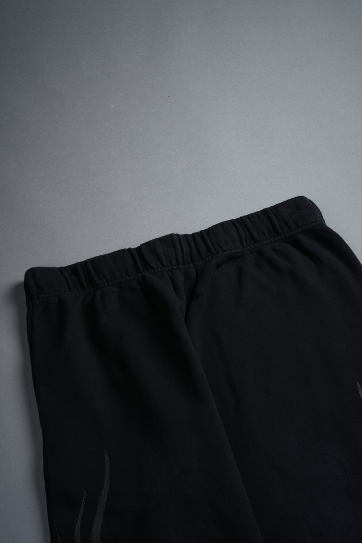 Warrior's Inferno Bigelow Sweat Pants in Black Sun Fade