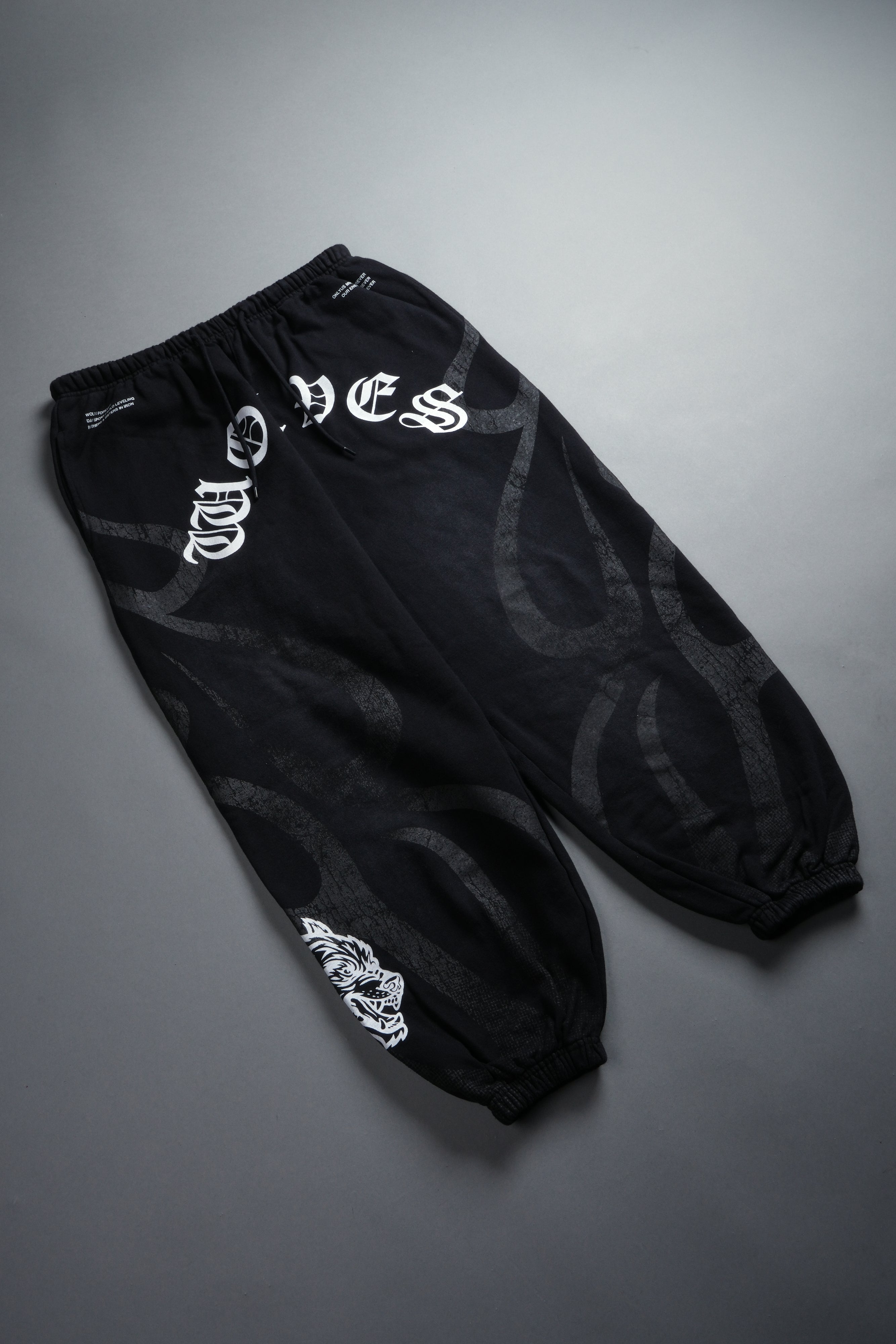 Chopper Inferno Lounger Sweat Pants in Black Sun Fade