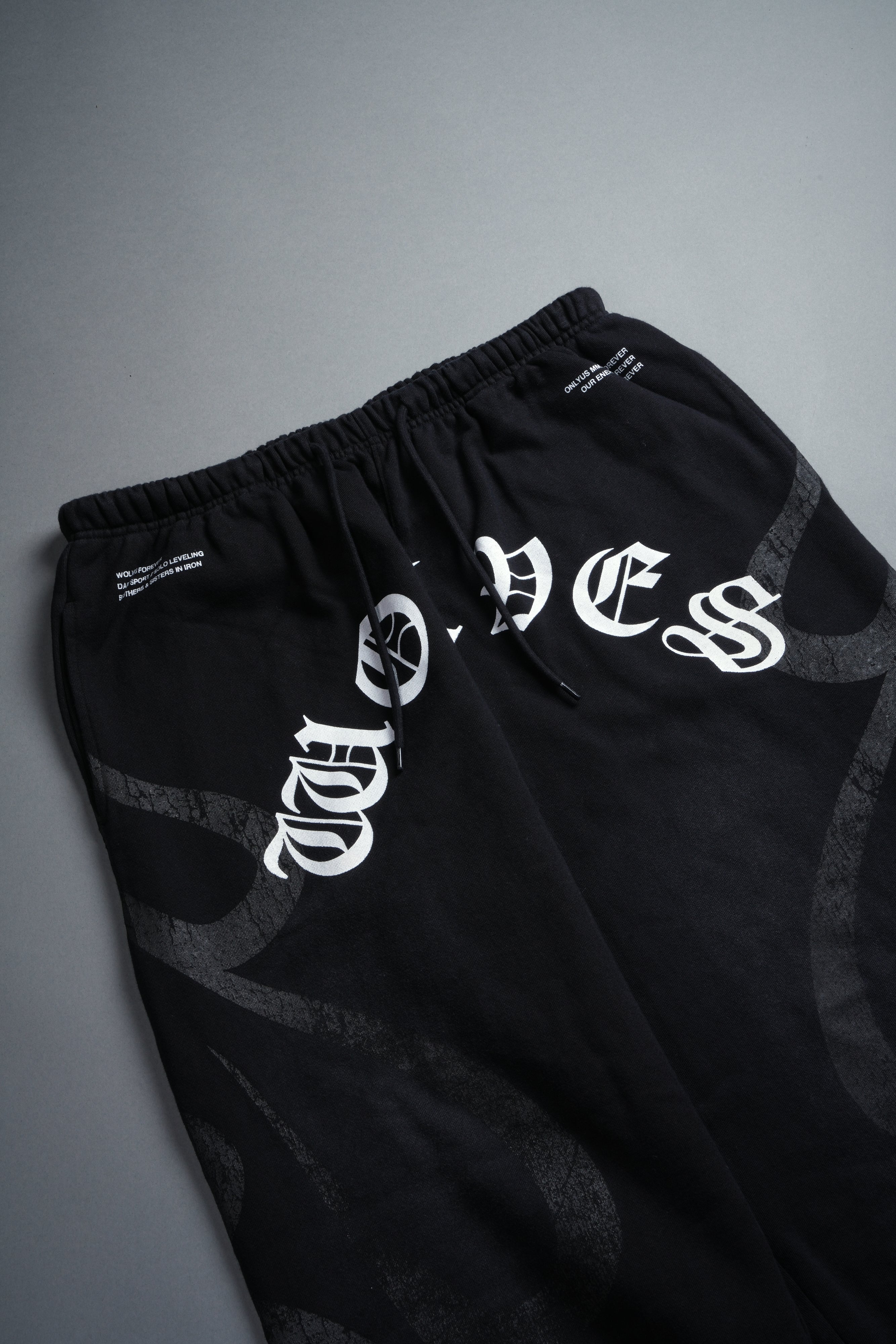 Chopper Inferno Lounger Sweat Pants in Black Sun Fade