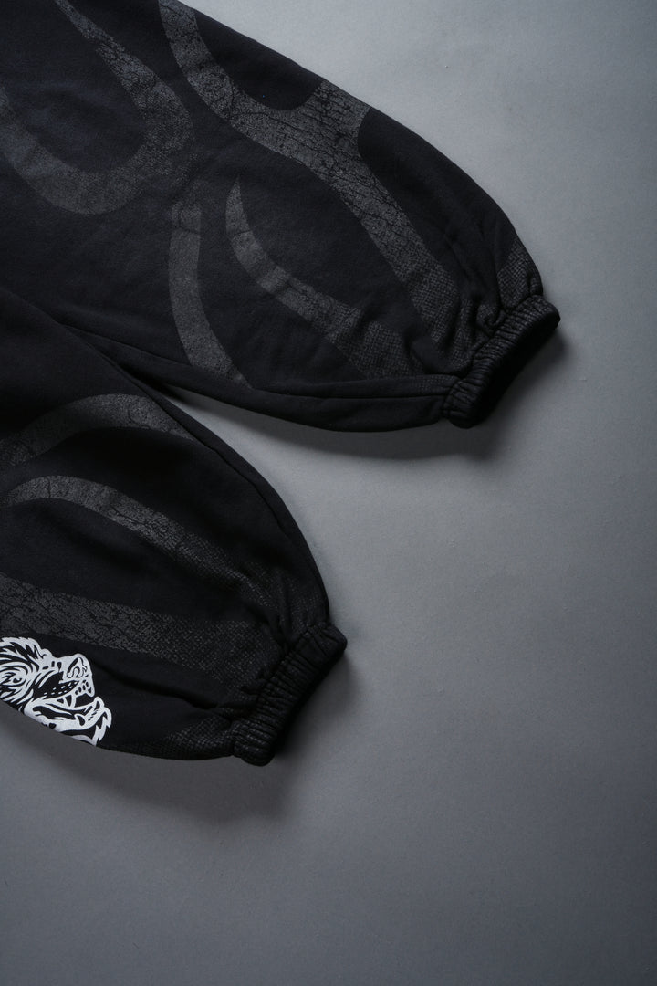Chopper Inferno Lounger Sweat Pants in Black Sun Fade