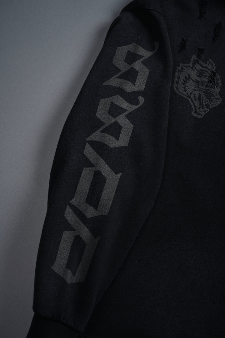Celestial Knight "Pierce" Hoodie in Black Sun Fade