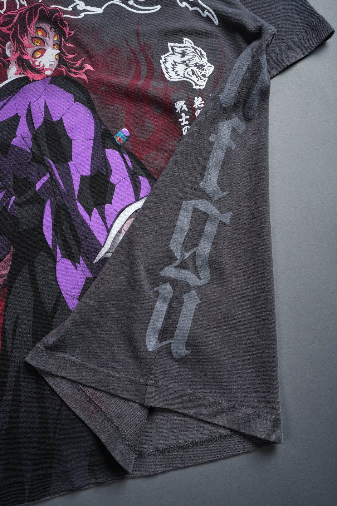 Blood Moon Premium Oversized Tee in Wolf Gray