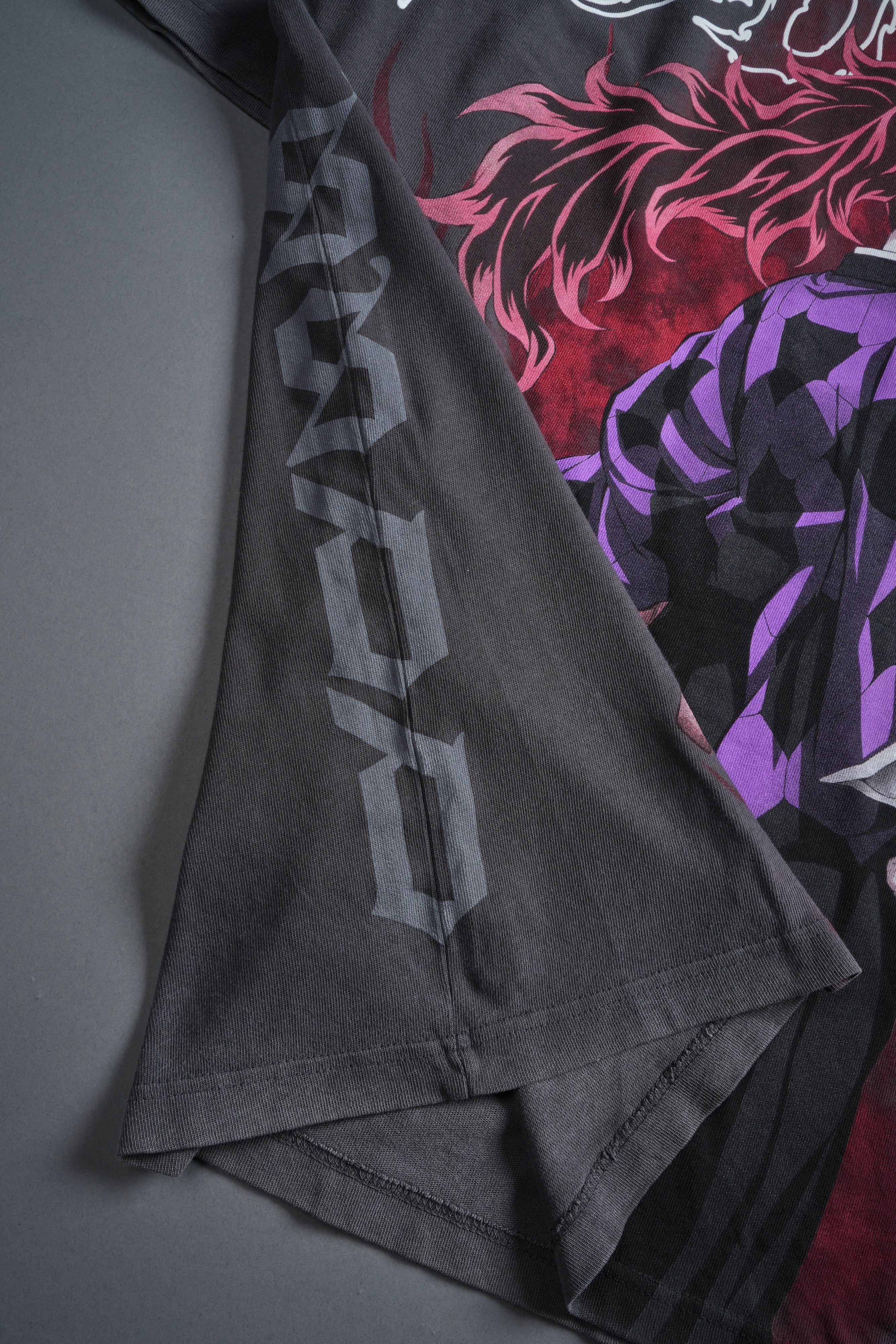 Blood Moon Premium Oversized Tee in Wolf Gray