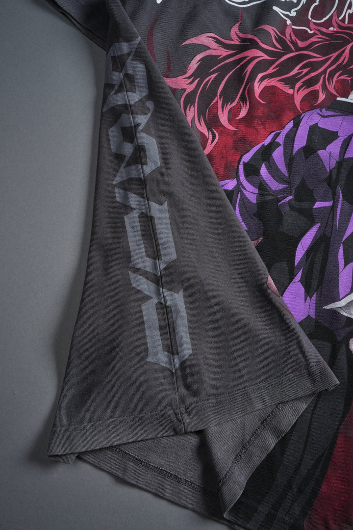 Blood Moon Premium Oversized Tee in Wolf Gray