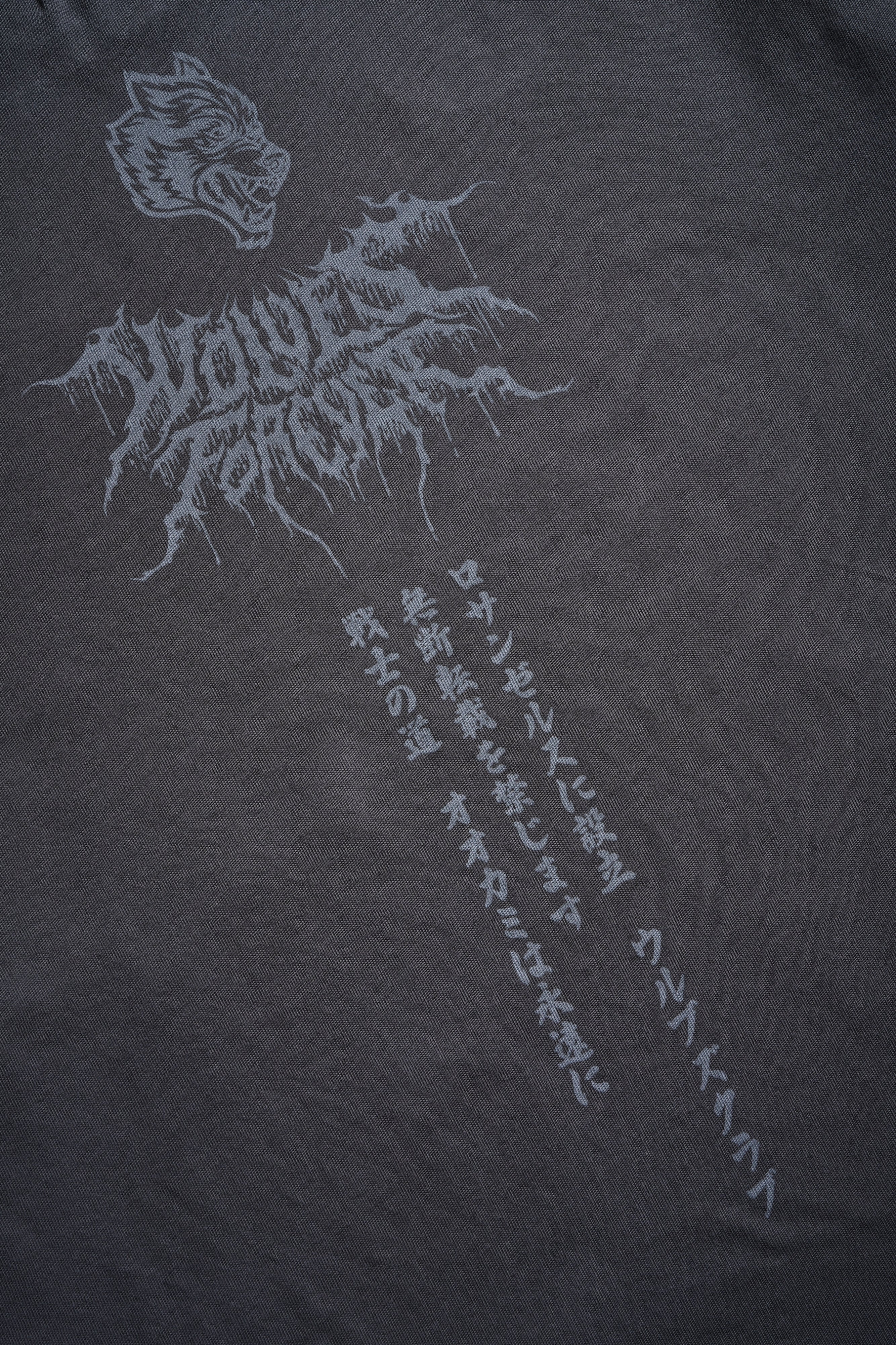 Blood Moon Premium Oversized Tee in Wolf Gray