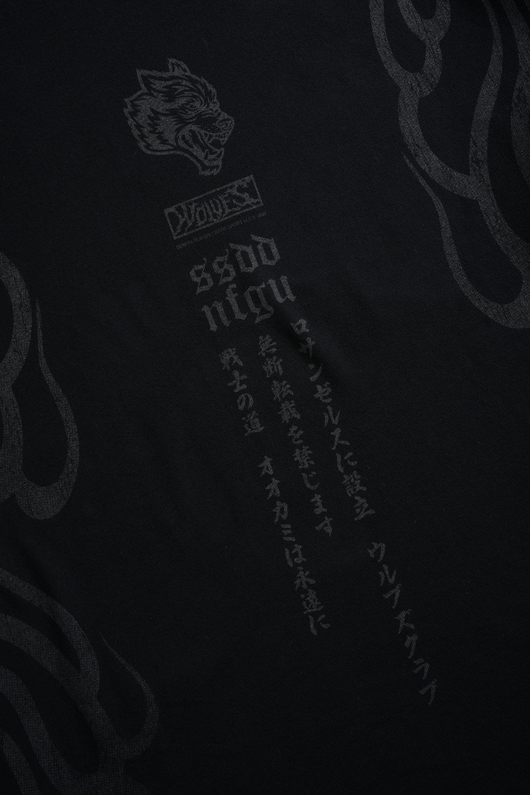 Blood Moon Premium Oversized Tee in Black
