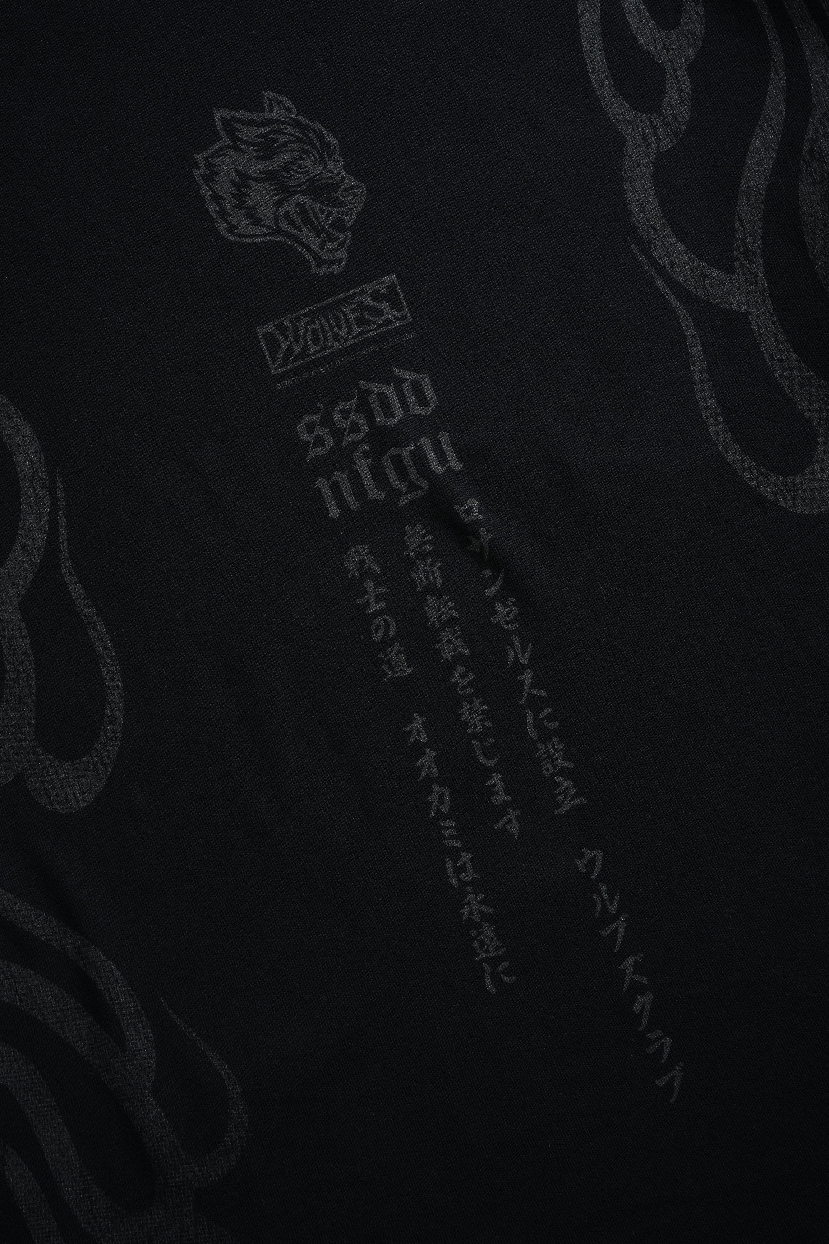 Blood Moon Premium Oversized Tee in Black