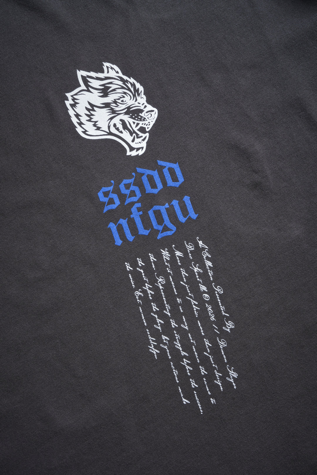 Relentless Premium Oversized Tee in Wolf Gray