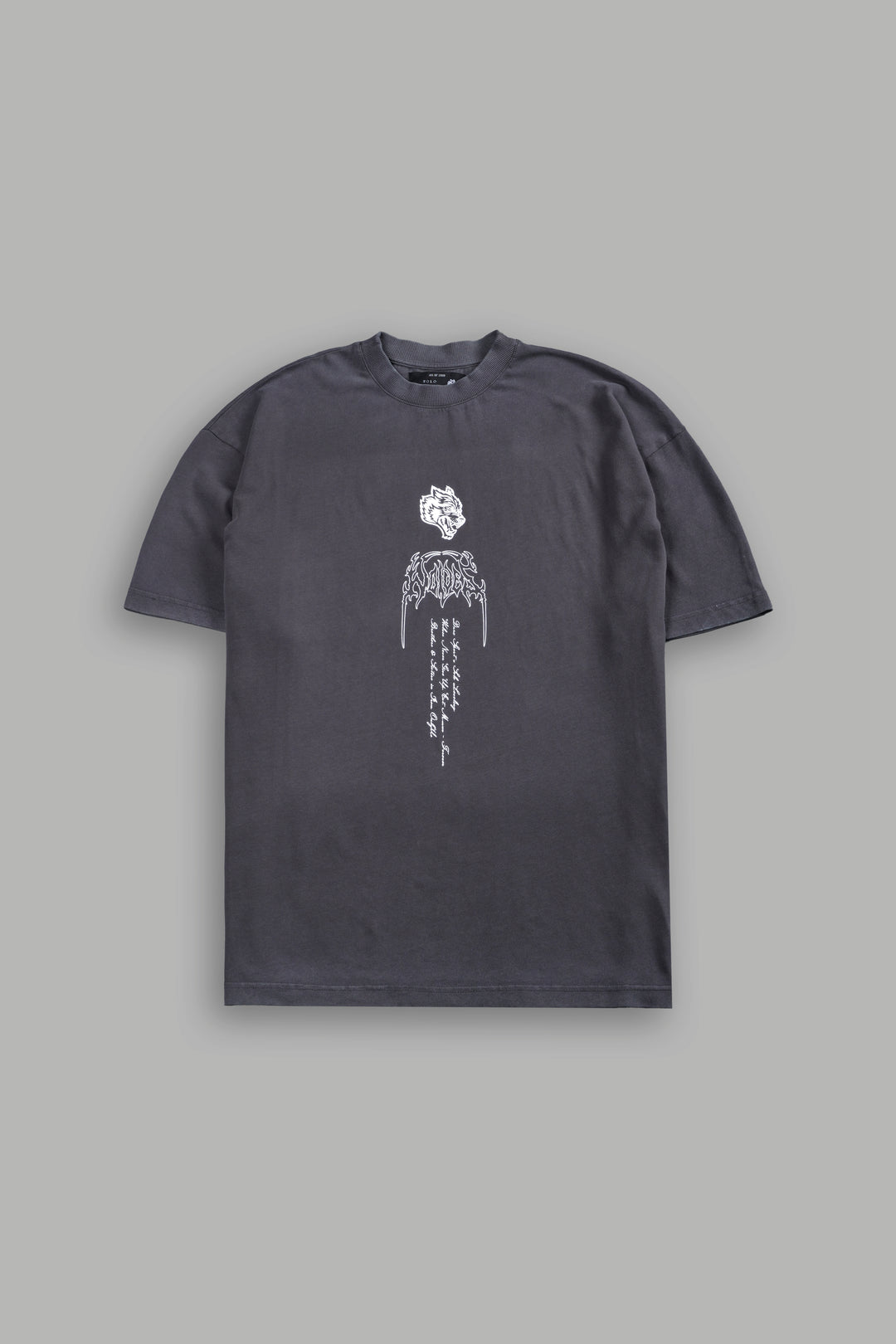 The Valkyrie Premium Oversized Tee in Black