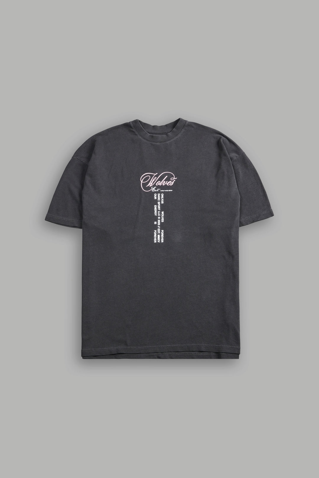 (1 Of 500) Wrath of Ogre "Premium" Oversized Tee in Wolf Gray