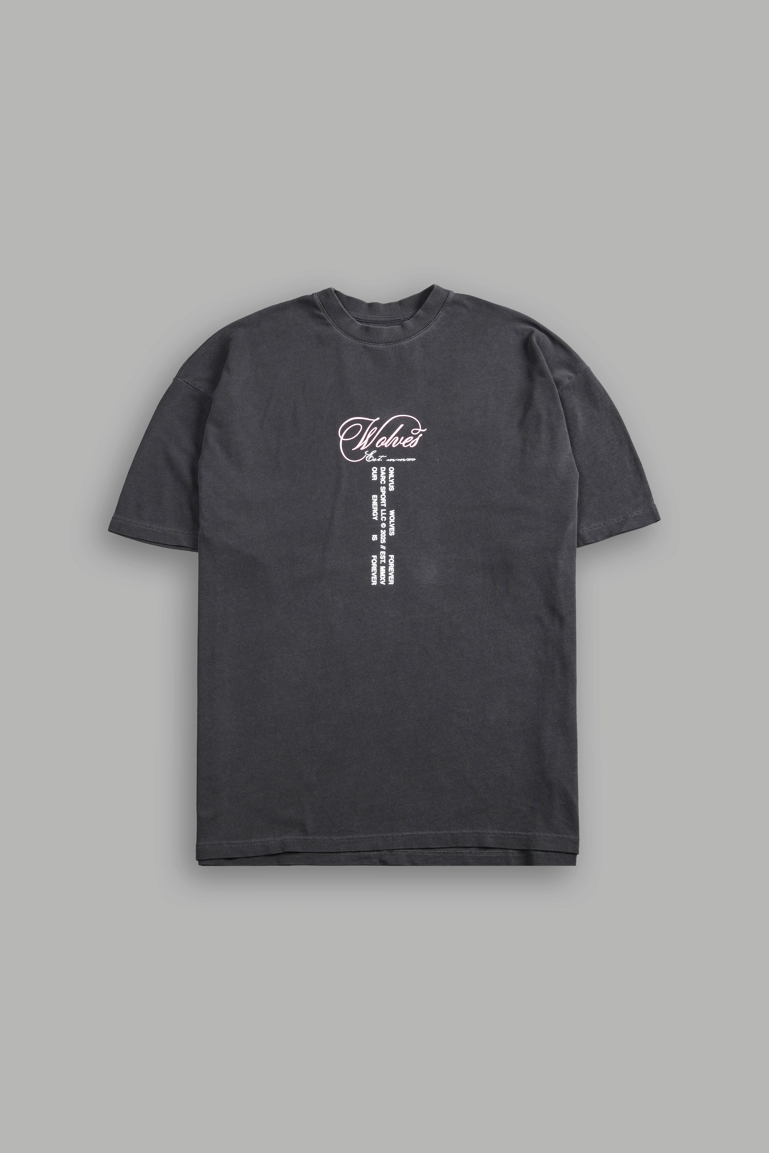 (1 Of 500) Wrath of Ogre "Premium" Oversized Tee in Wolf Gray