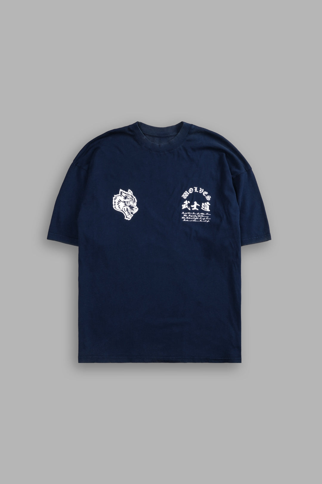 Ogre "Premium" Oversized Tee in Navy