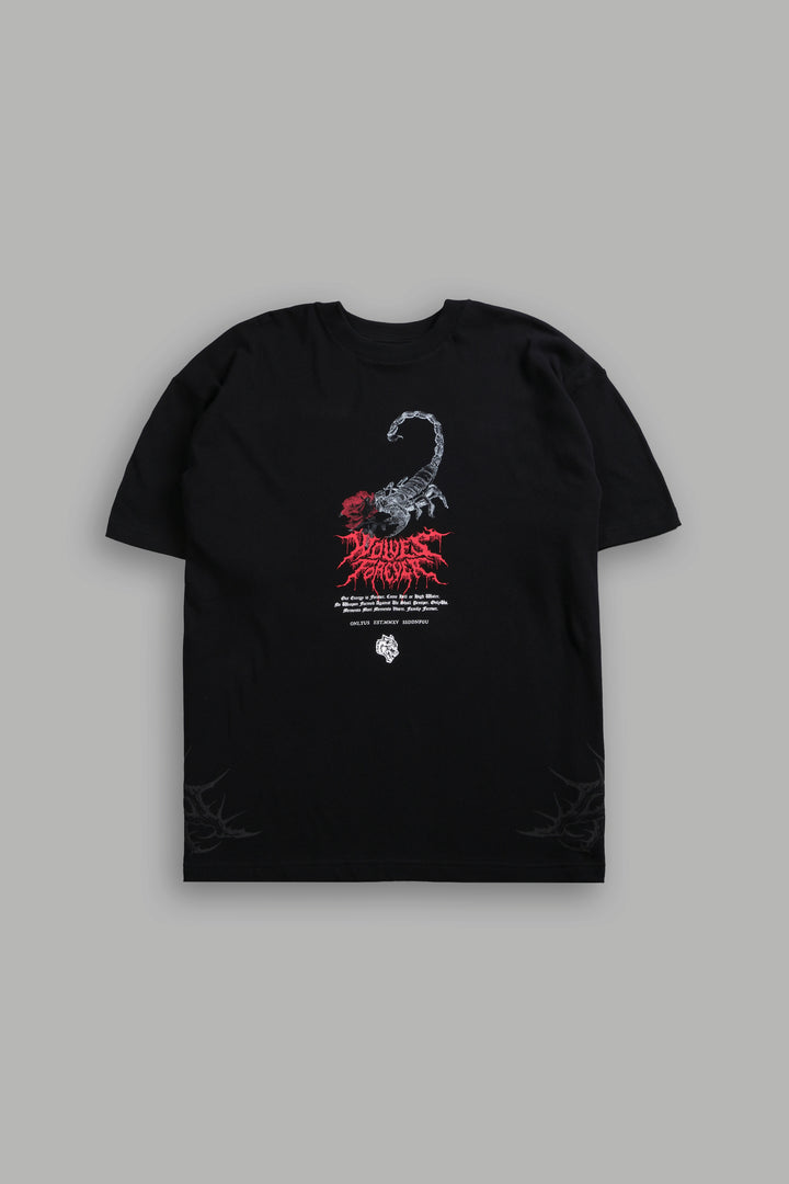 Scorpion Thorns "Premium" Oversized Tee in Black