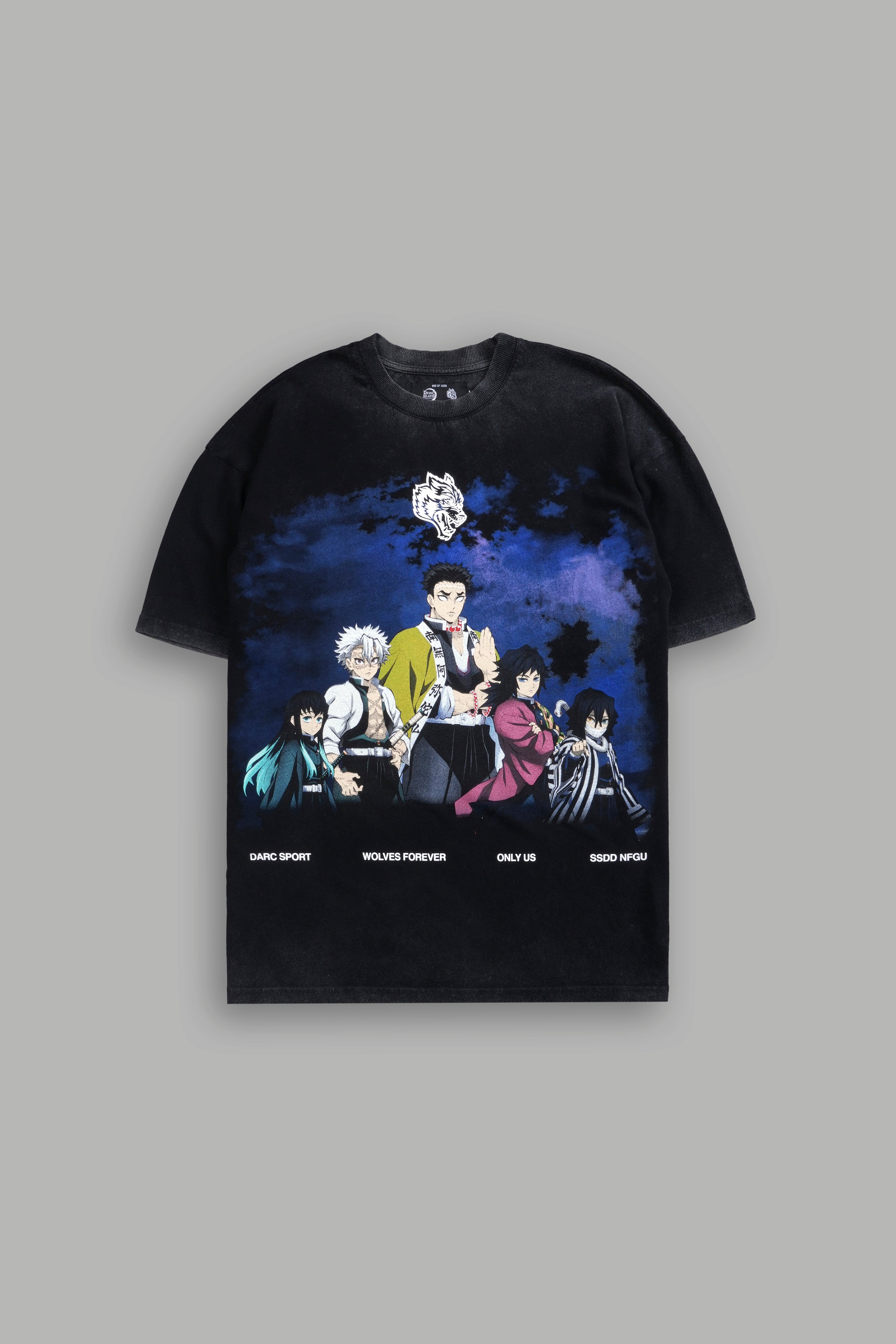 The Hashira "Premium" Oversized Tee in Black