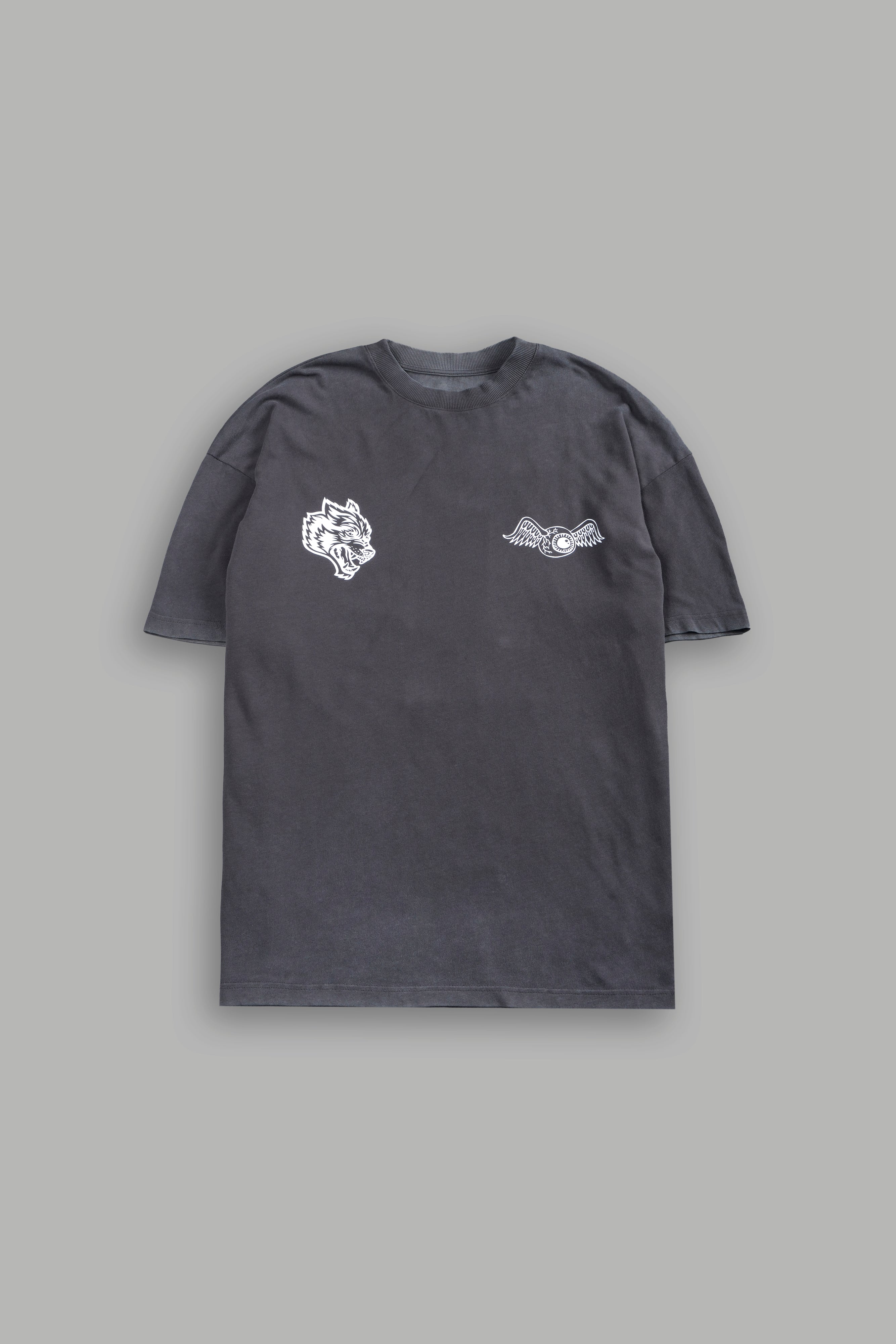 Kulture Klash V2 Premium Oversized Tee in Wolf Gray