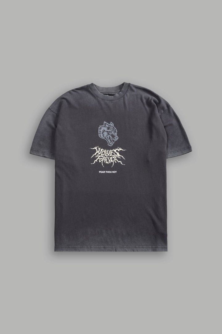Casted Out "Premium" Oversized Tee in Wolf Gray
